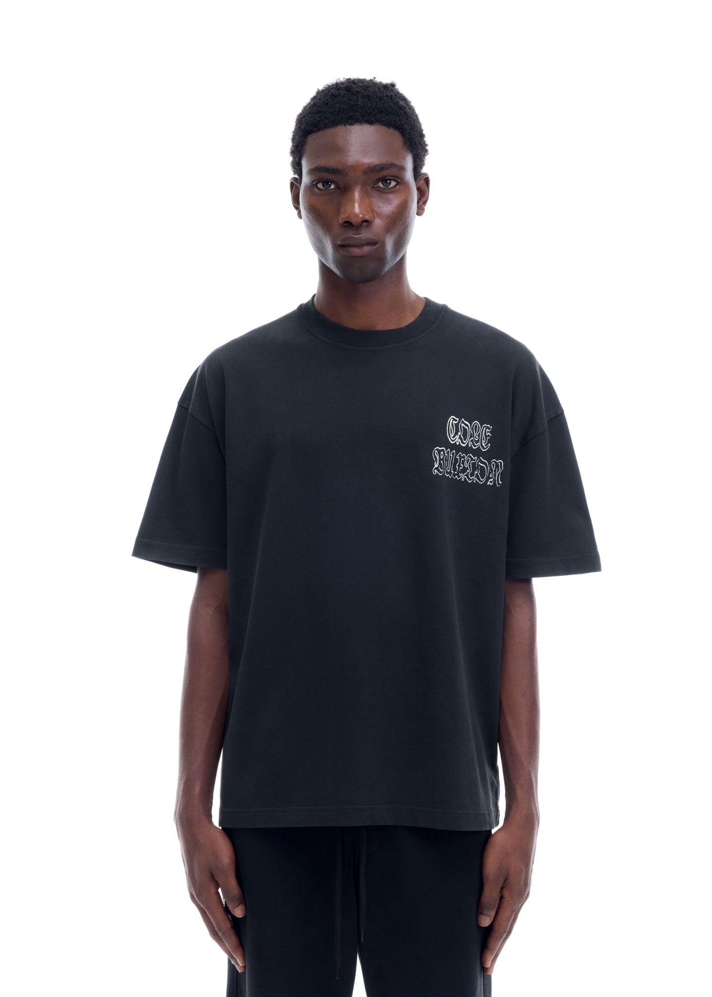 BLACK LETTER SPORTSWEAR T-SHIRT