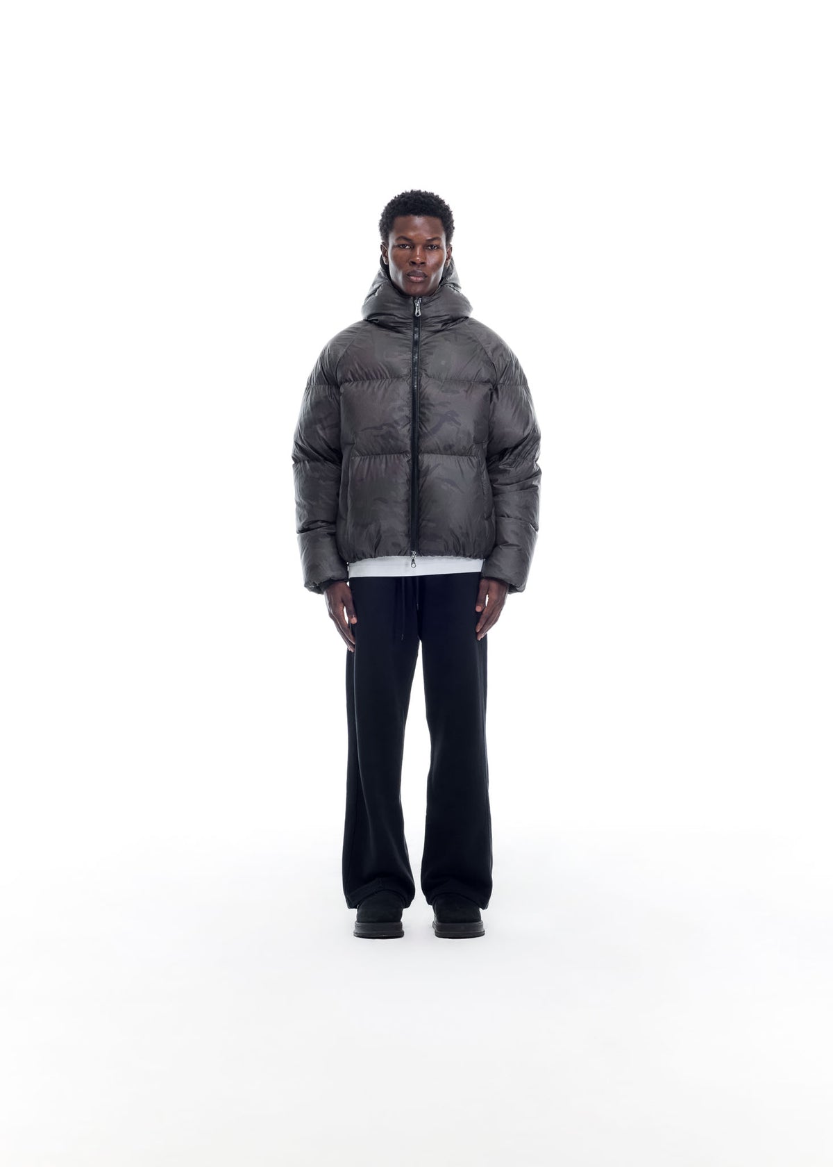 STEALTH HOODED DOWN JACKET