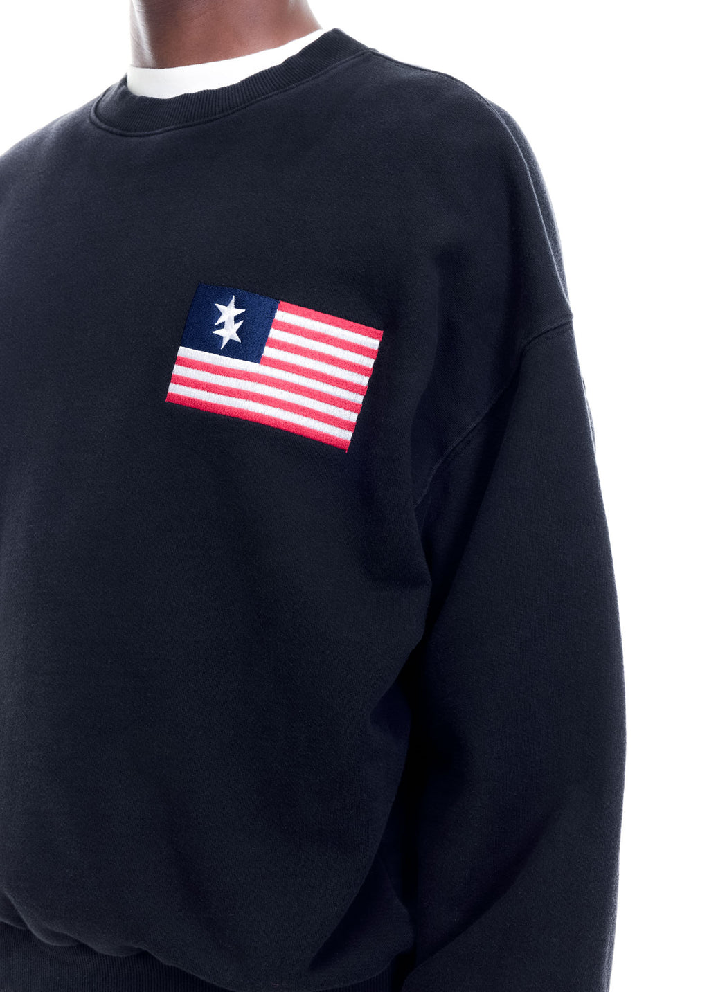 TWO STAR FLAG SWEATSHIRT