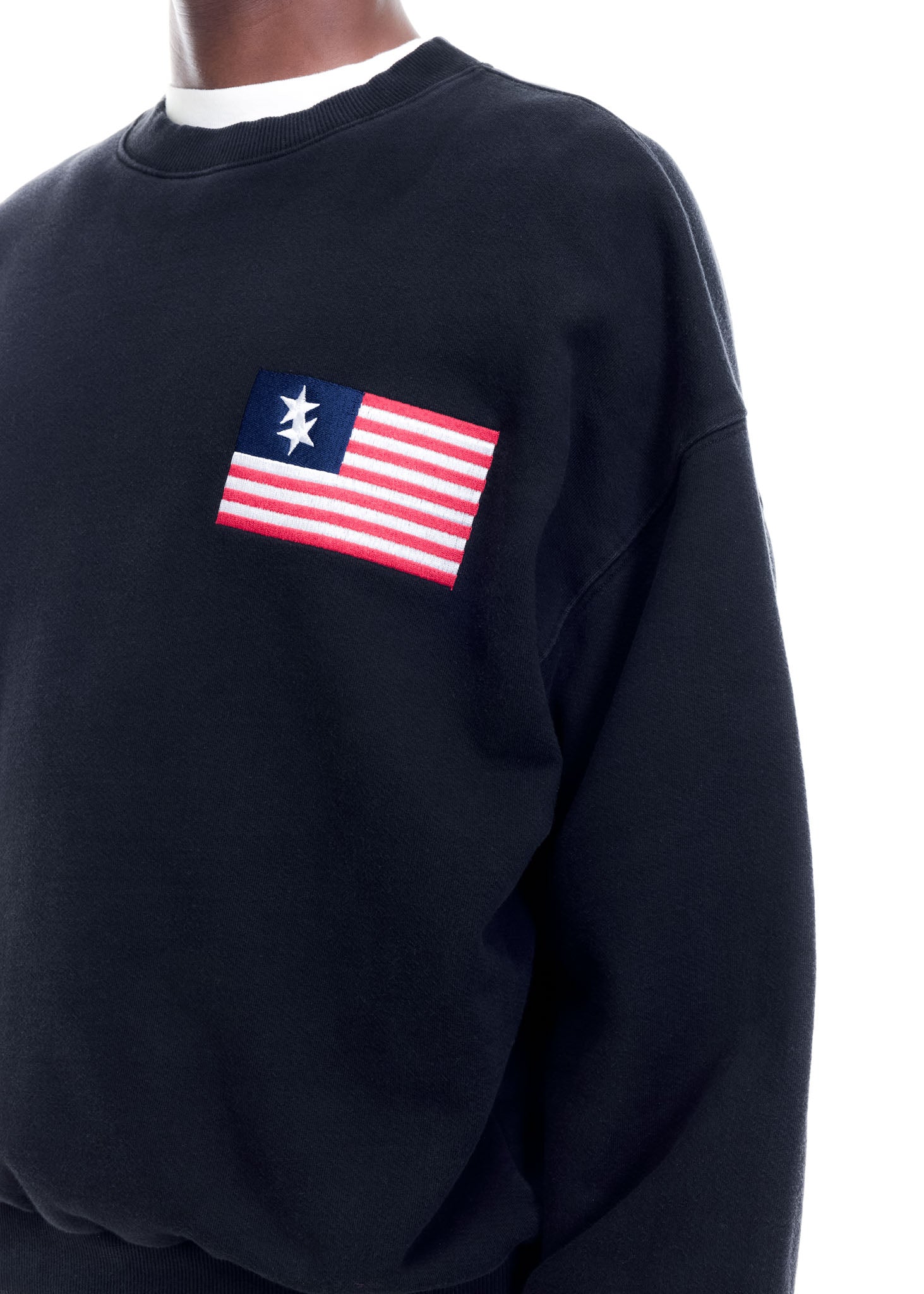 TWO STAR FLAG SWEATSHIRT