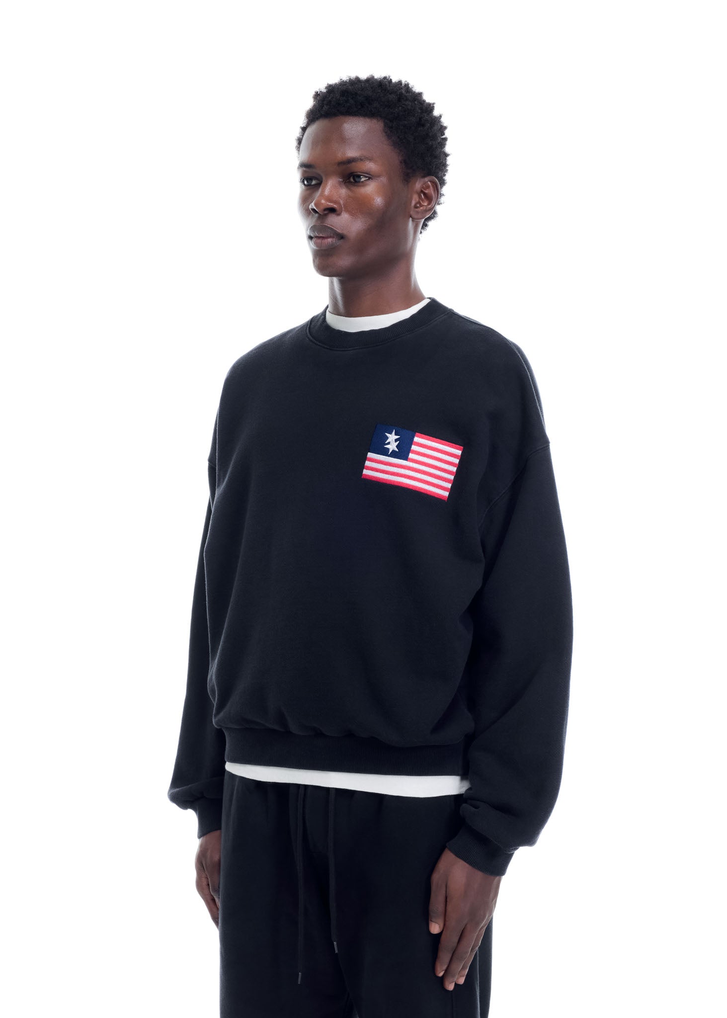TWO STAR FLAG SWEATSHIRT
