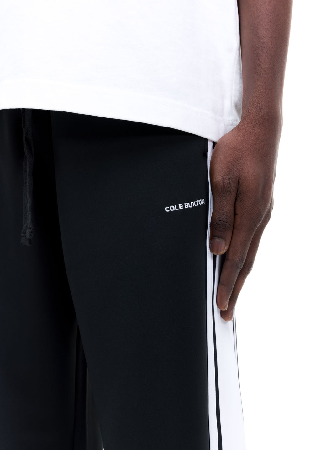 WIDE STRIPE TRACKPANTS