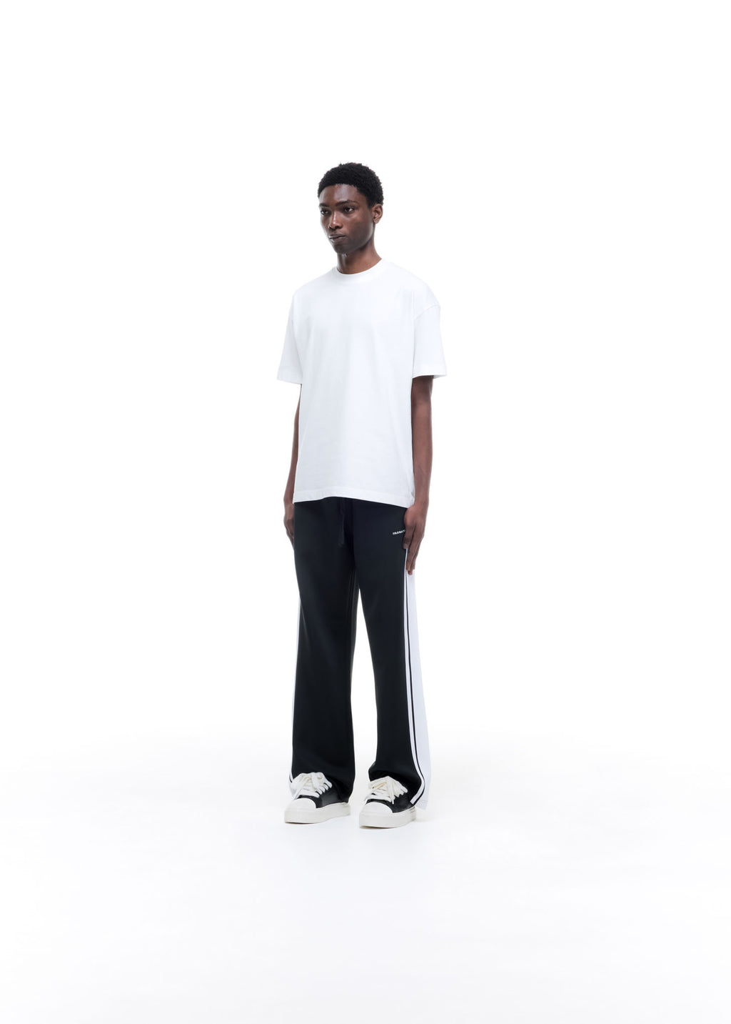 WIDE STRIPE TRACKPANTS