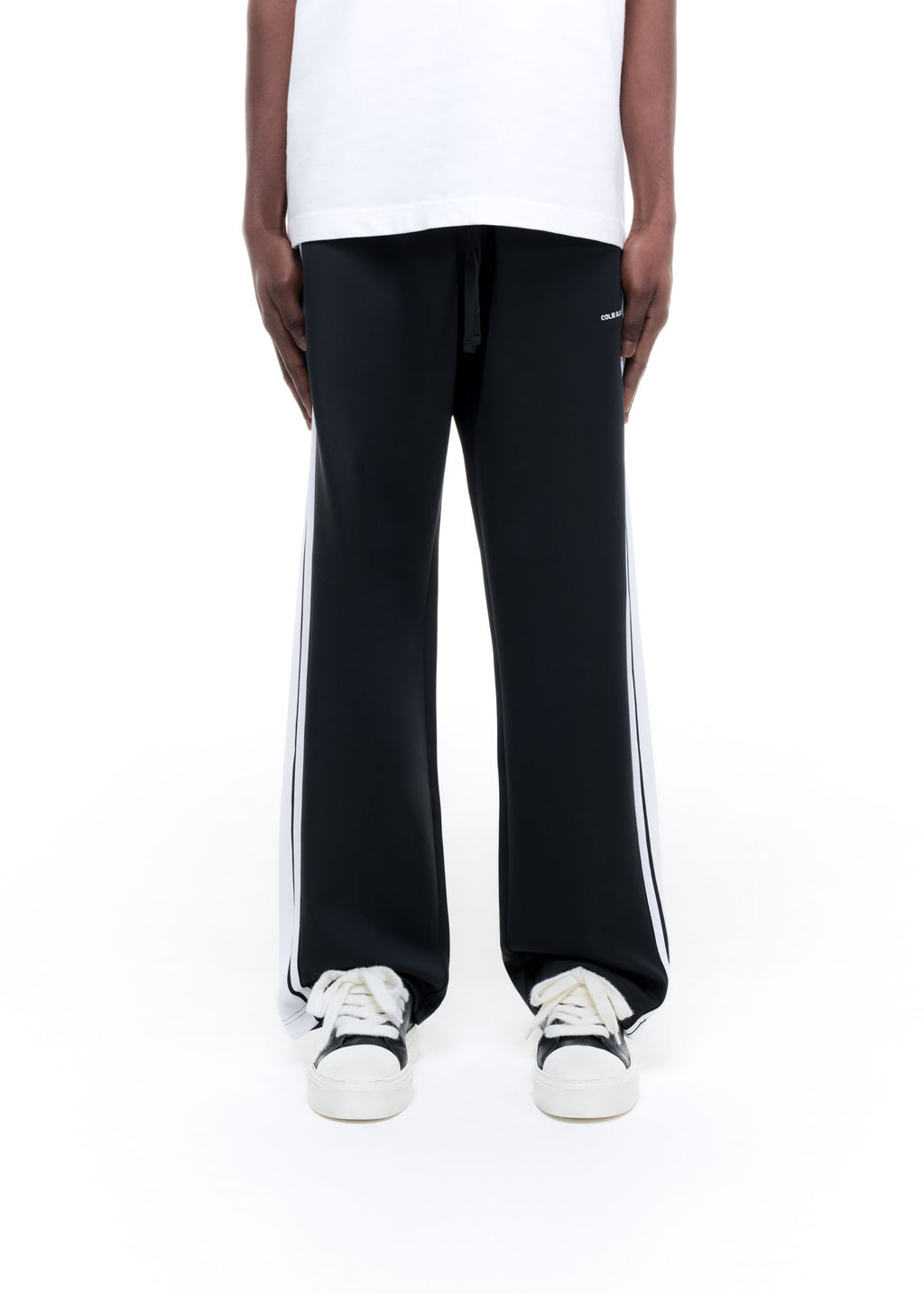 WIDE STRIPE TRACKPANTS