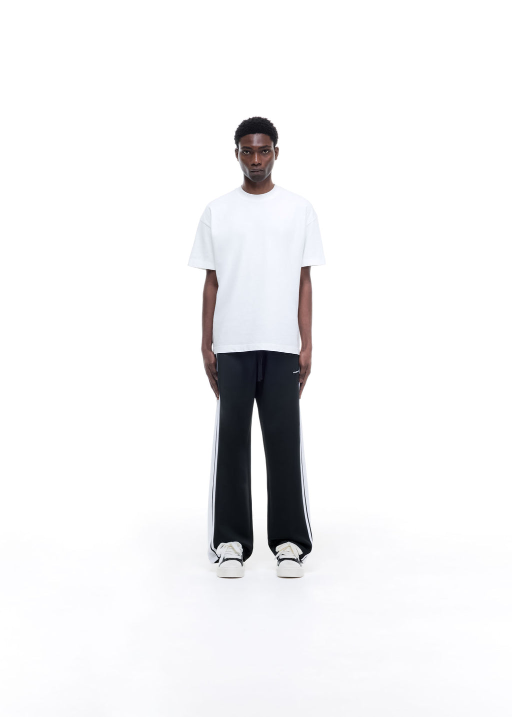 WIDE STRIPE TRACKPANTS