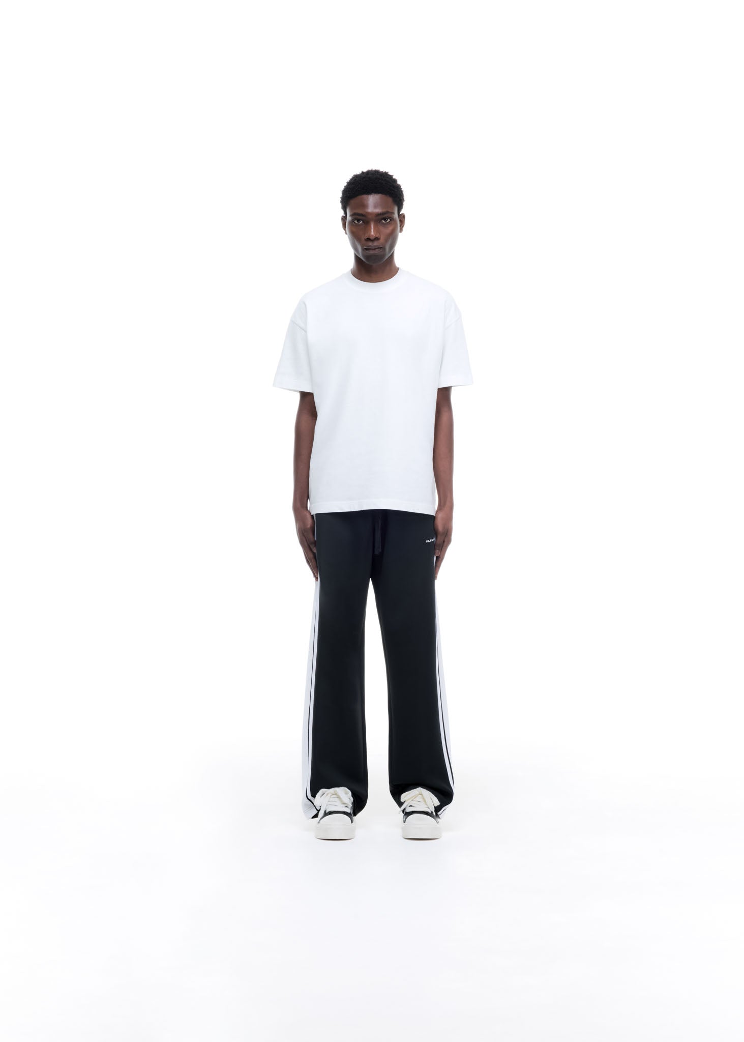 WIDE STRIPE TRACKPANTS