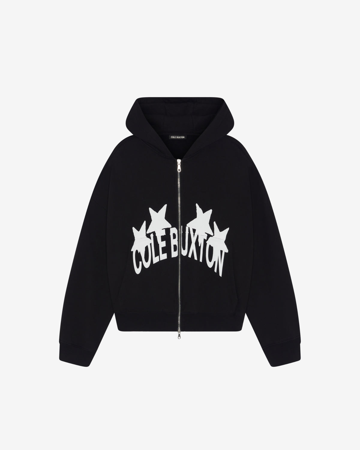 Cole Buxton | 4 Star Zipped Hoodie | Mens | Black