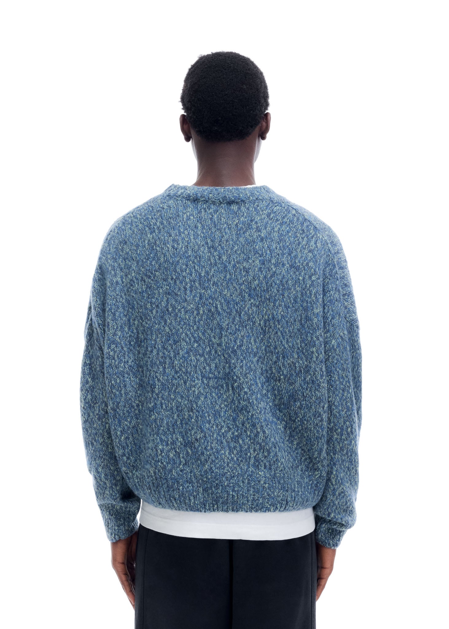 FLECKED KNIT SWEATER