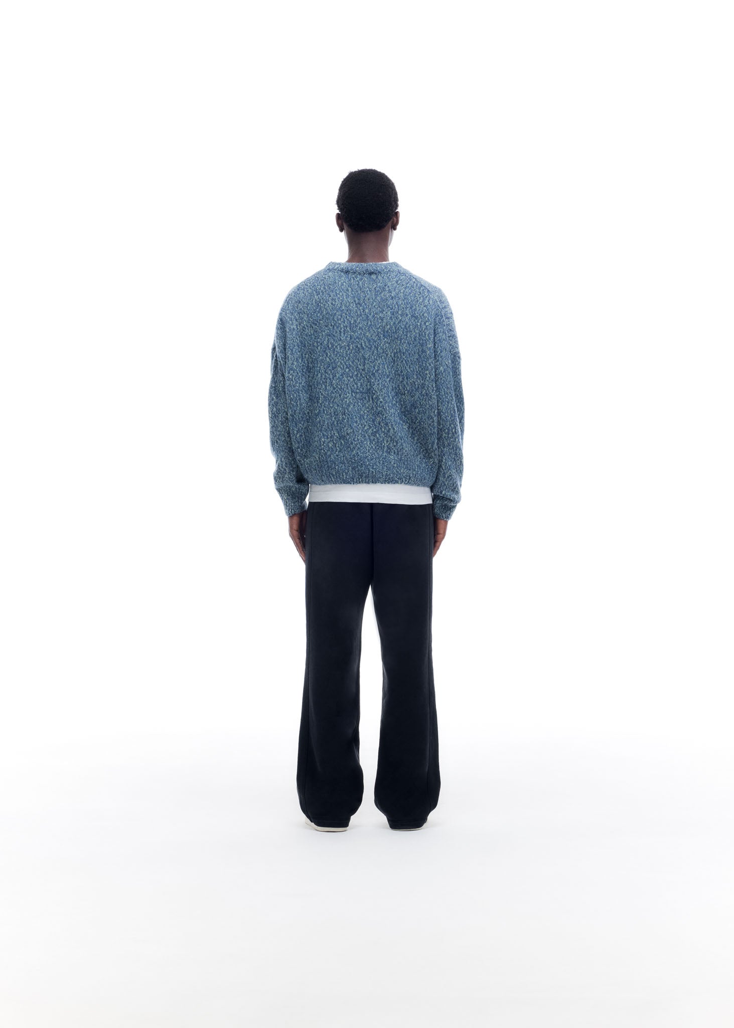 FLECKED KNIT SWEATER