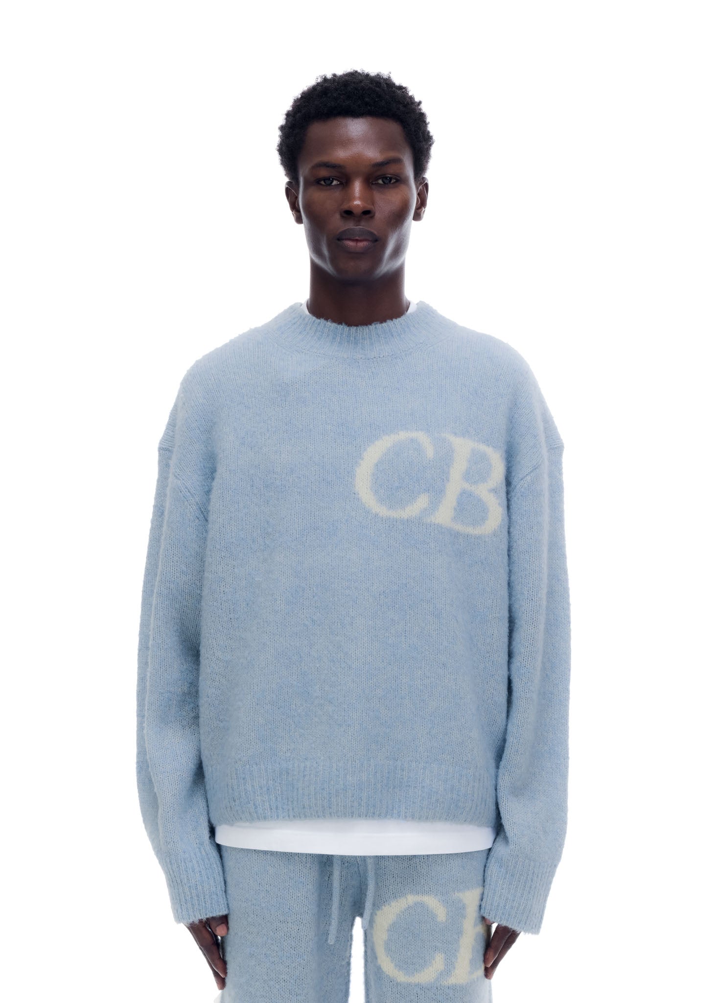 CB LOGO KNIT SWEATER