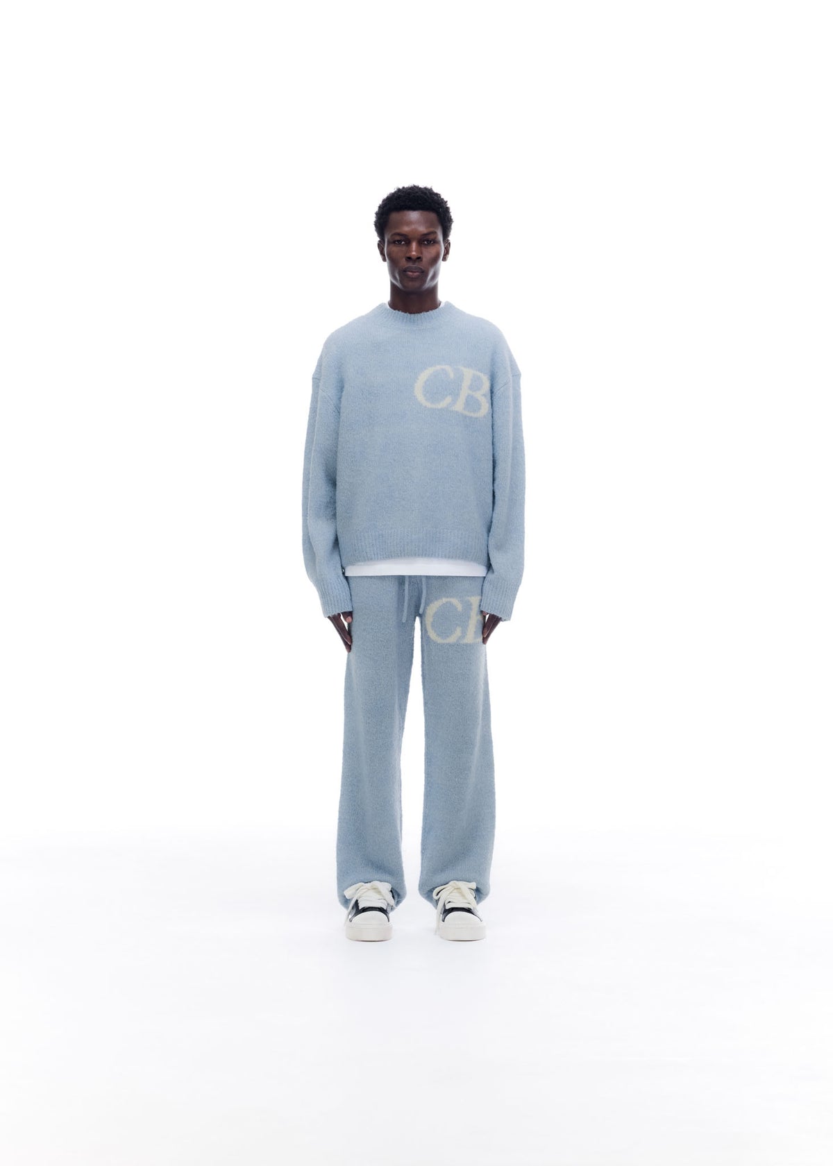 CB LOGO KNIT SWEATER