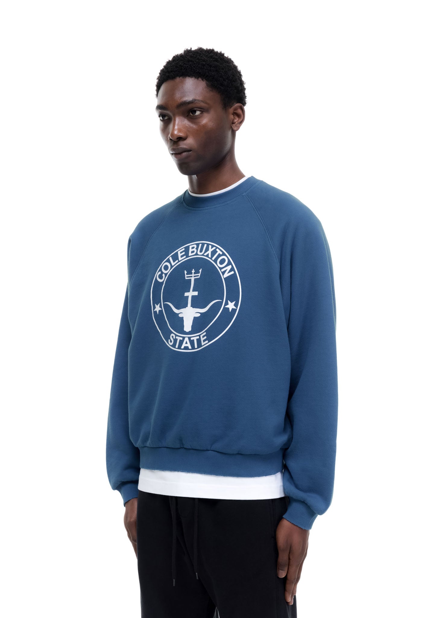 COLE BUXTON STATE RAGLAN SWEATSHIRT