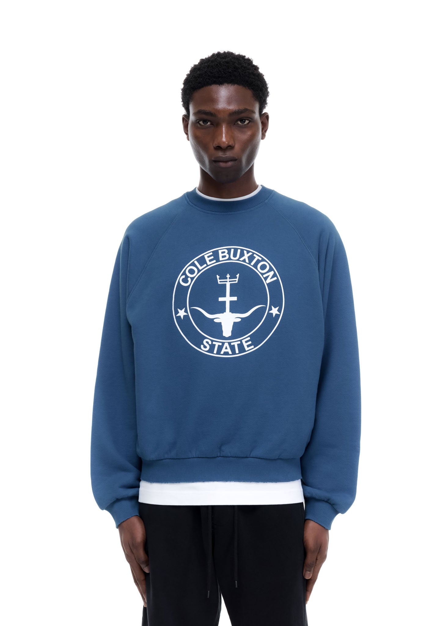 COLE BUXTON STATE RAGLAN SWEATSHIRT