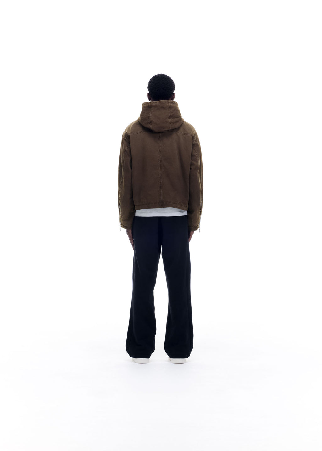 CANVAS ZIPPED HOODIE