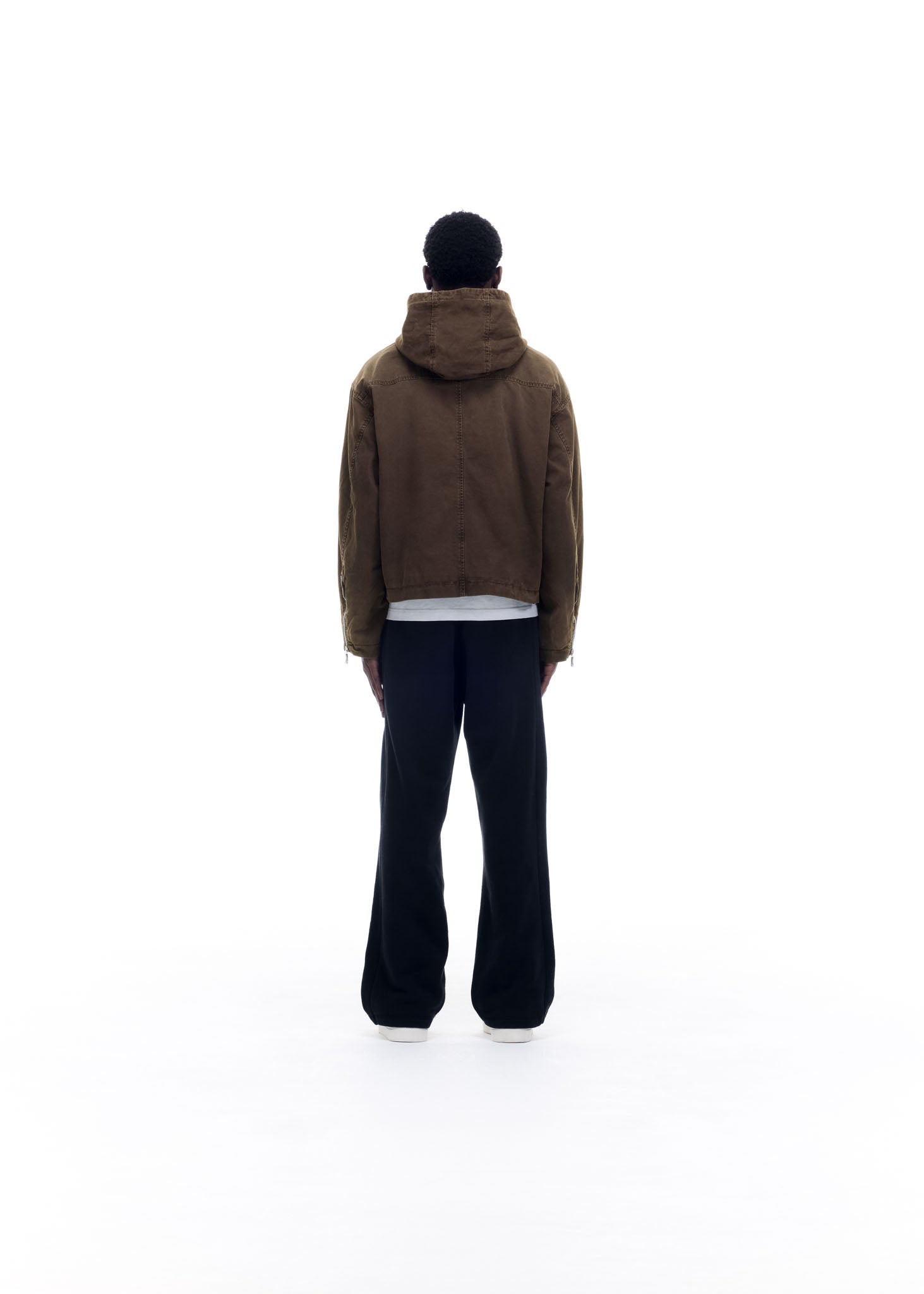 CANVAS ZIPPED HOODIE