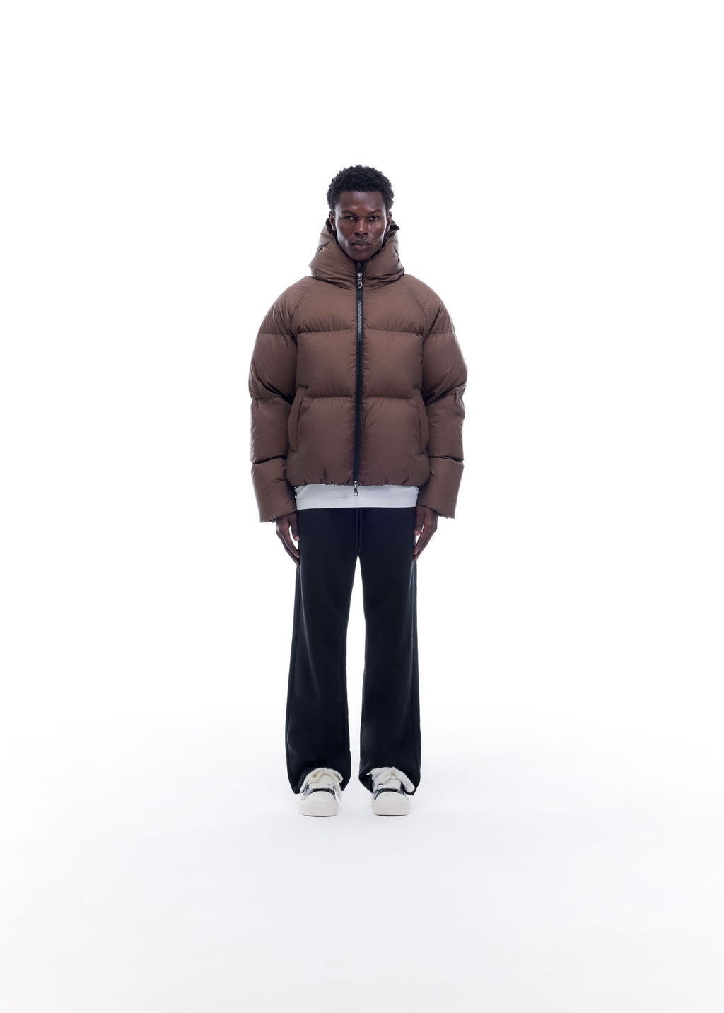 HOODED DOWN JACKET