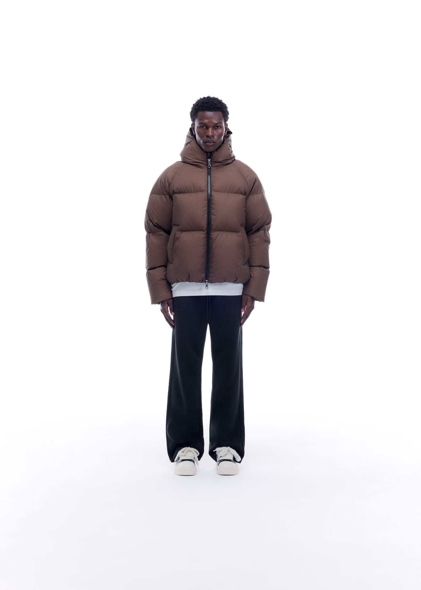 HOODED DOWN JACKET