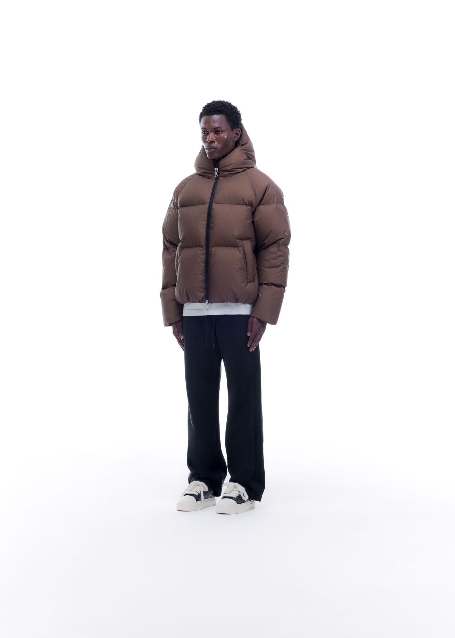 HOODED DOWN JACKET