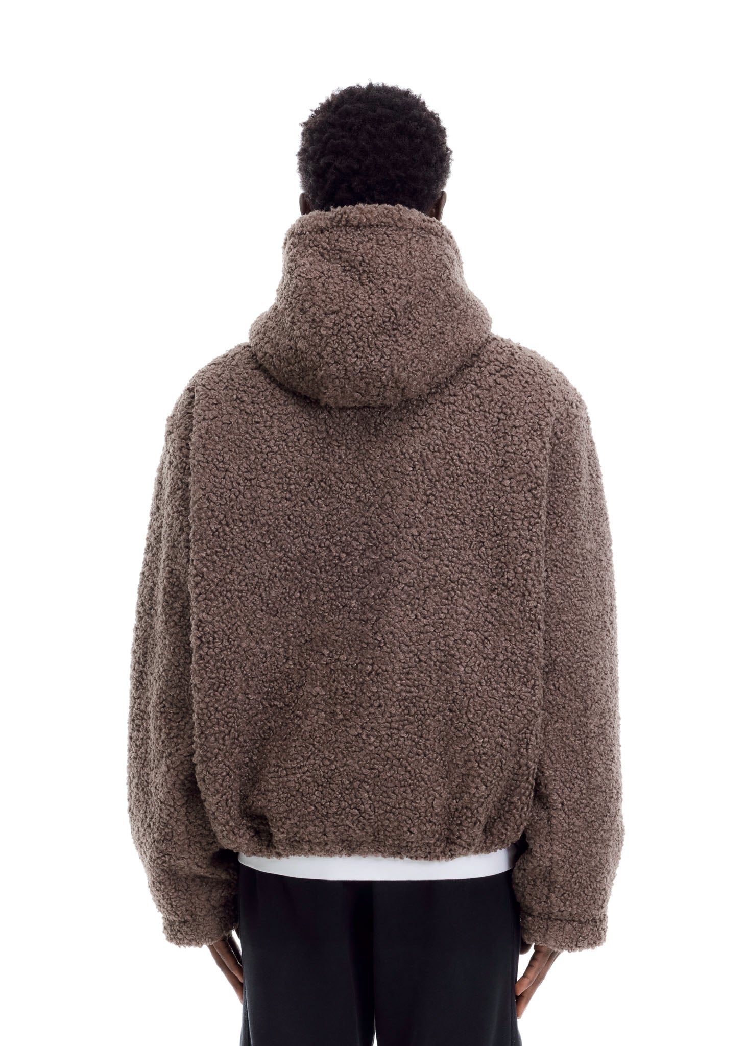 ZIP THROUGH HOODED FLEECE