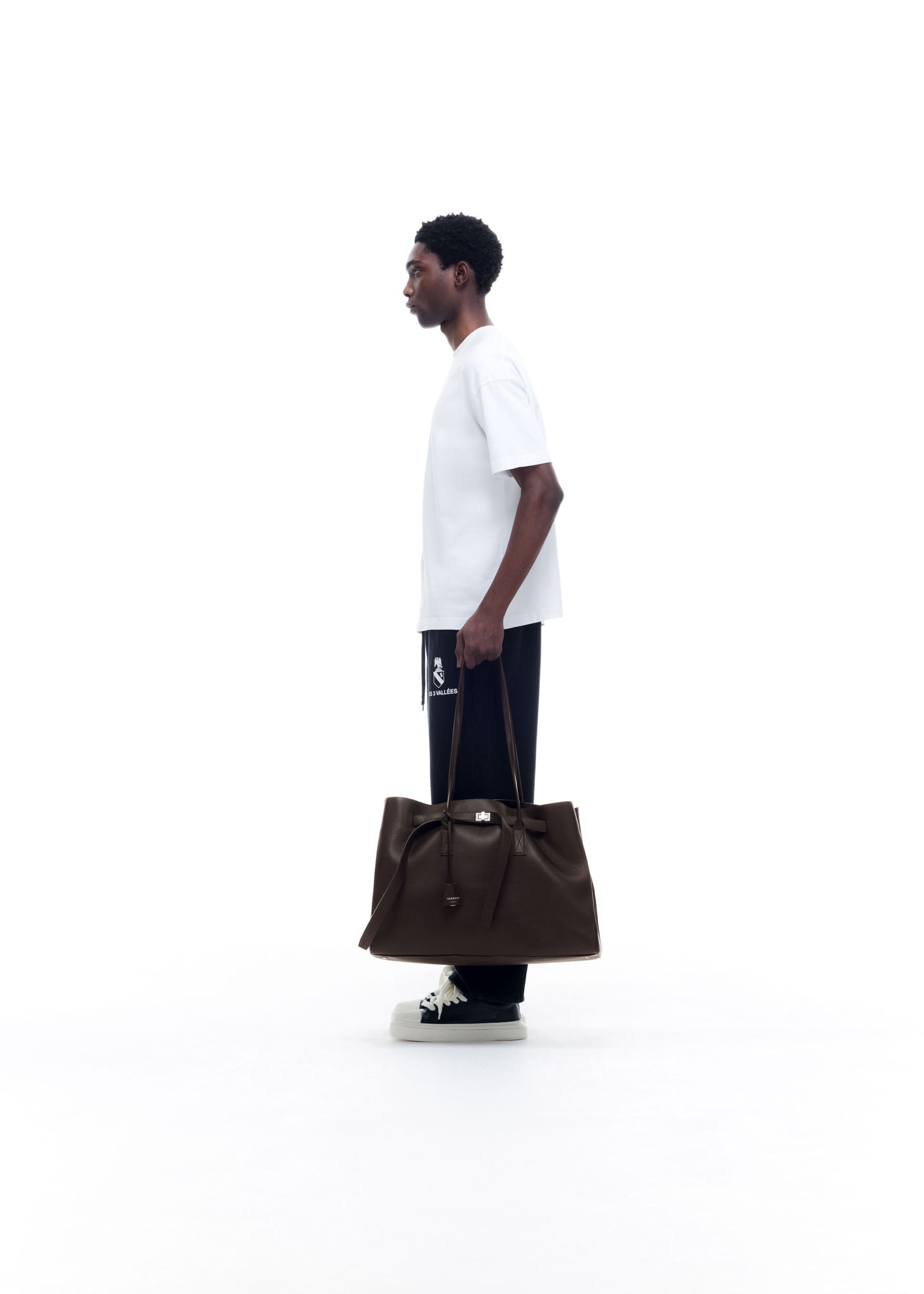 LEATHER HOLDALL TOTE
