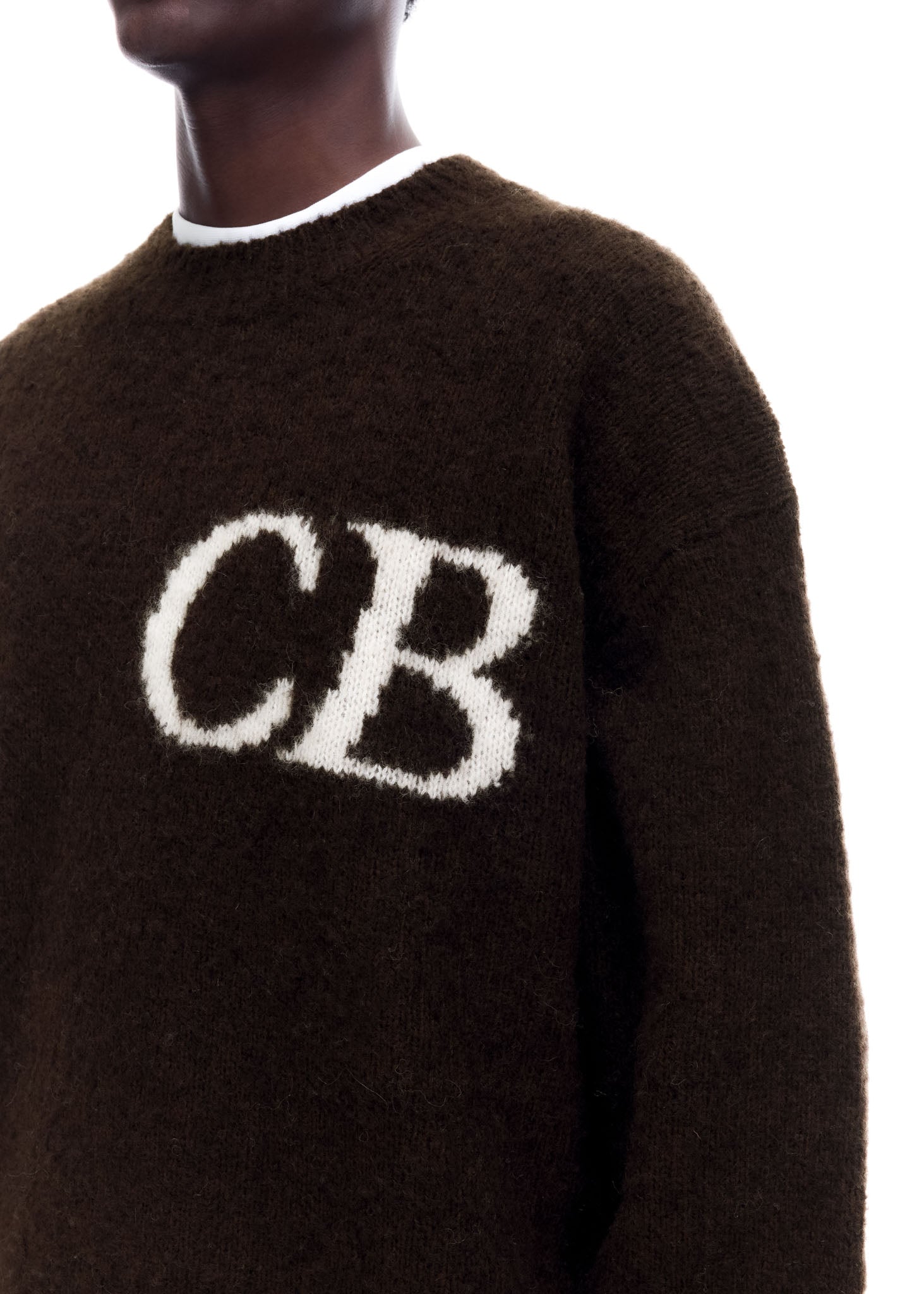 CB LOGO KNIT SWEATER