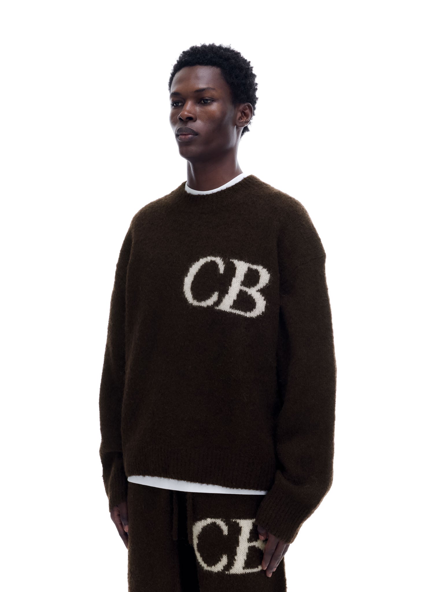 CB LOGO KNIT SWEATER
