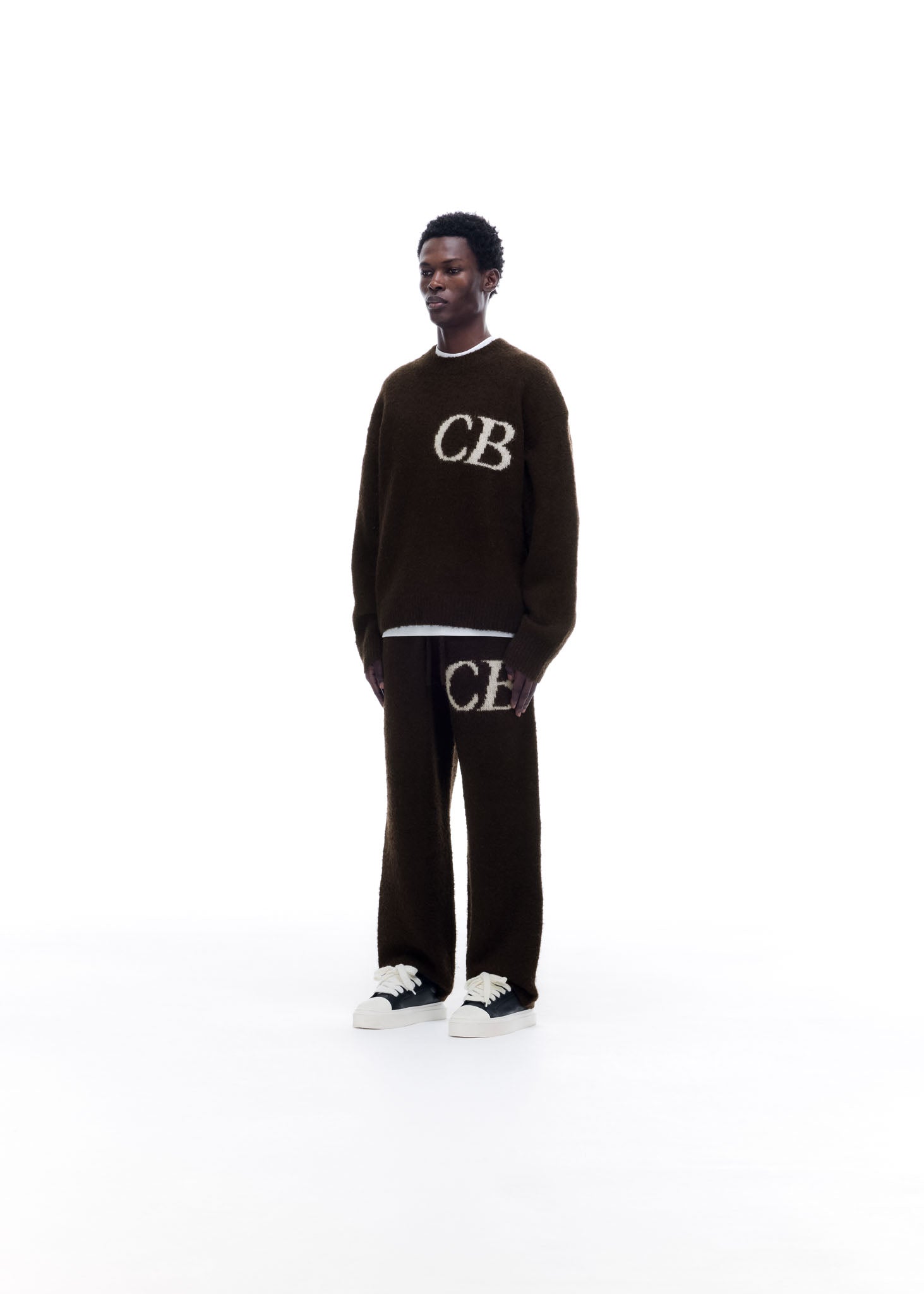 CB LOGO KNIT SWEATER