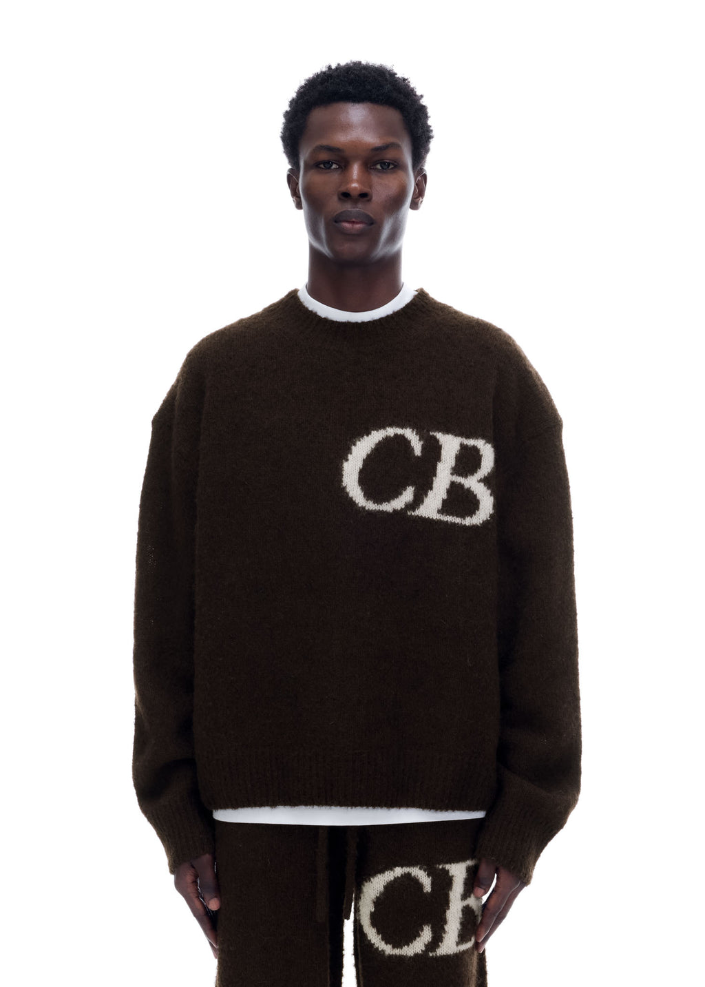 CB LOGO KNIT SWEATER