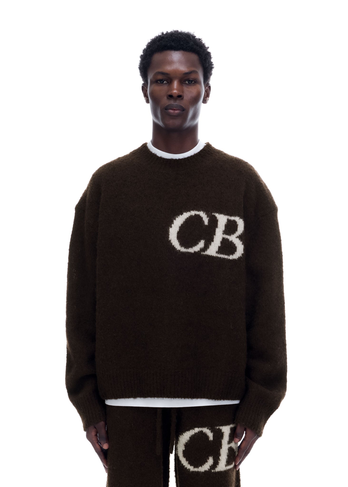 CB LOGO KNIT SWEATER
