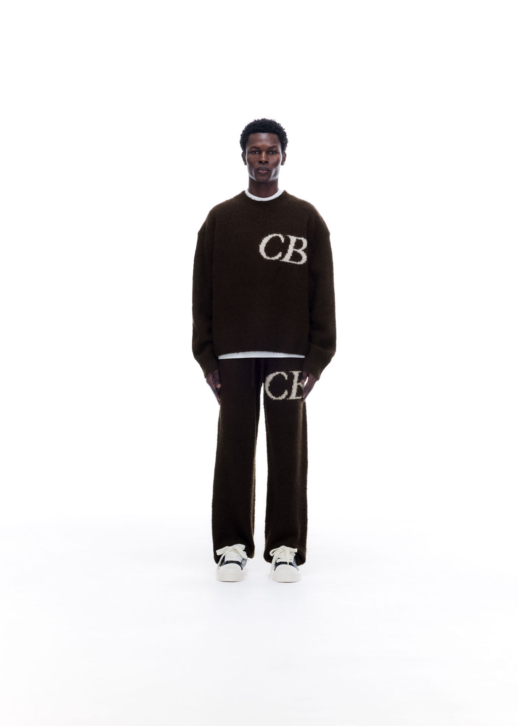 CB LOGO KNIT SWEATER