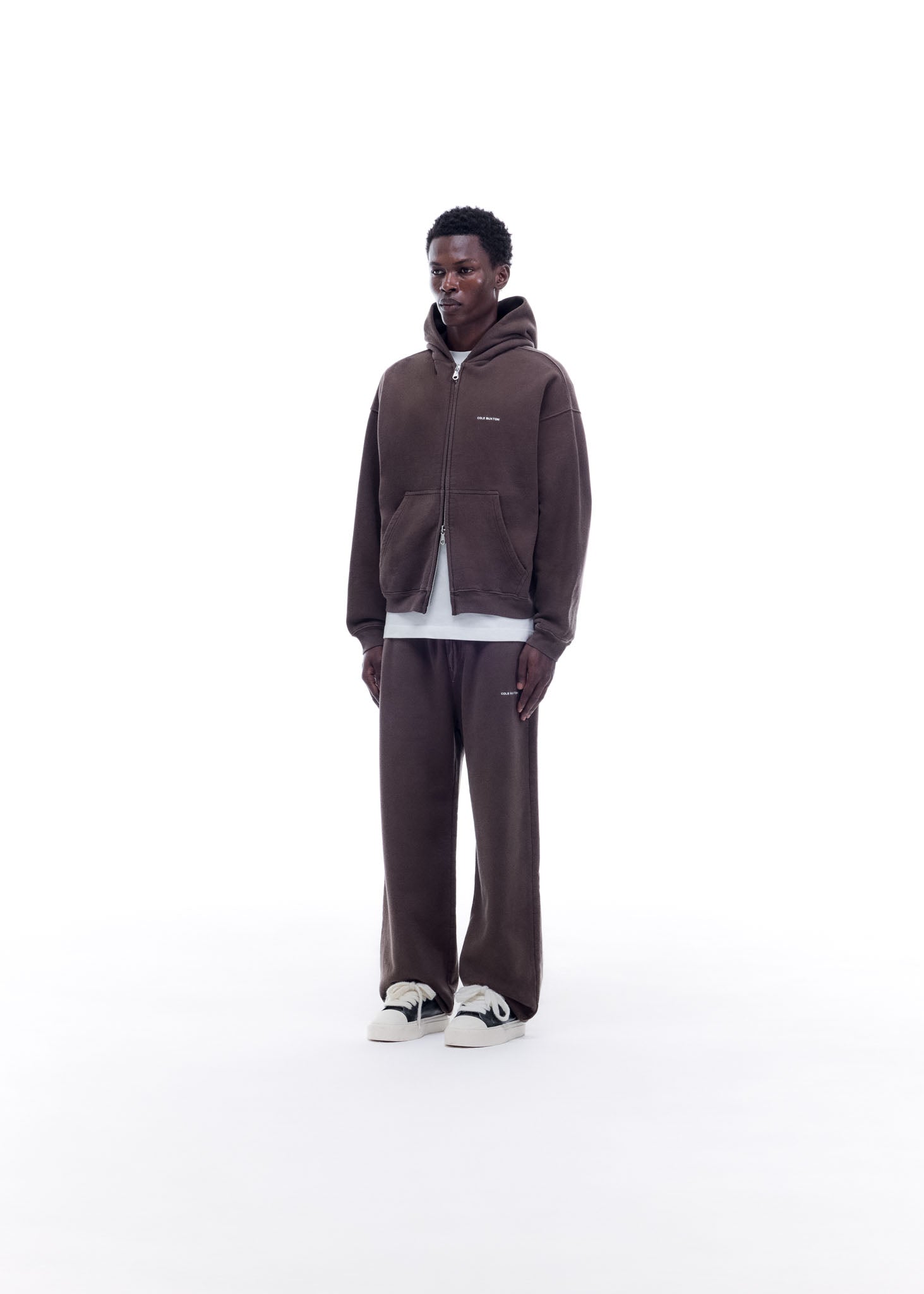 VINTAGE MINI LOGO ZIP HOODIE