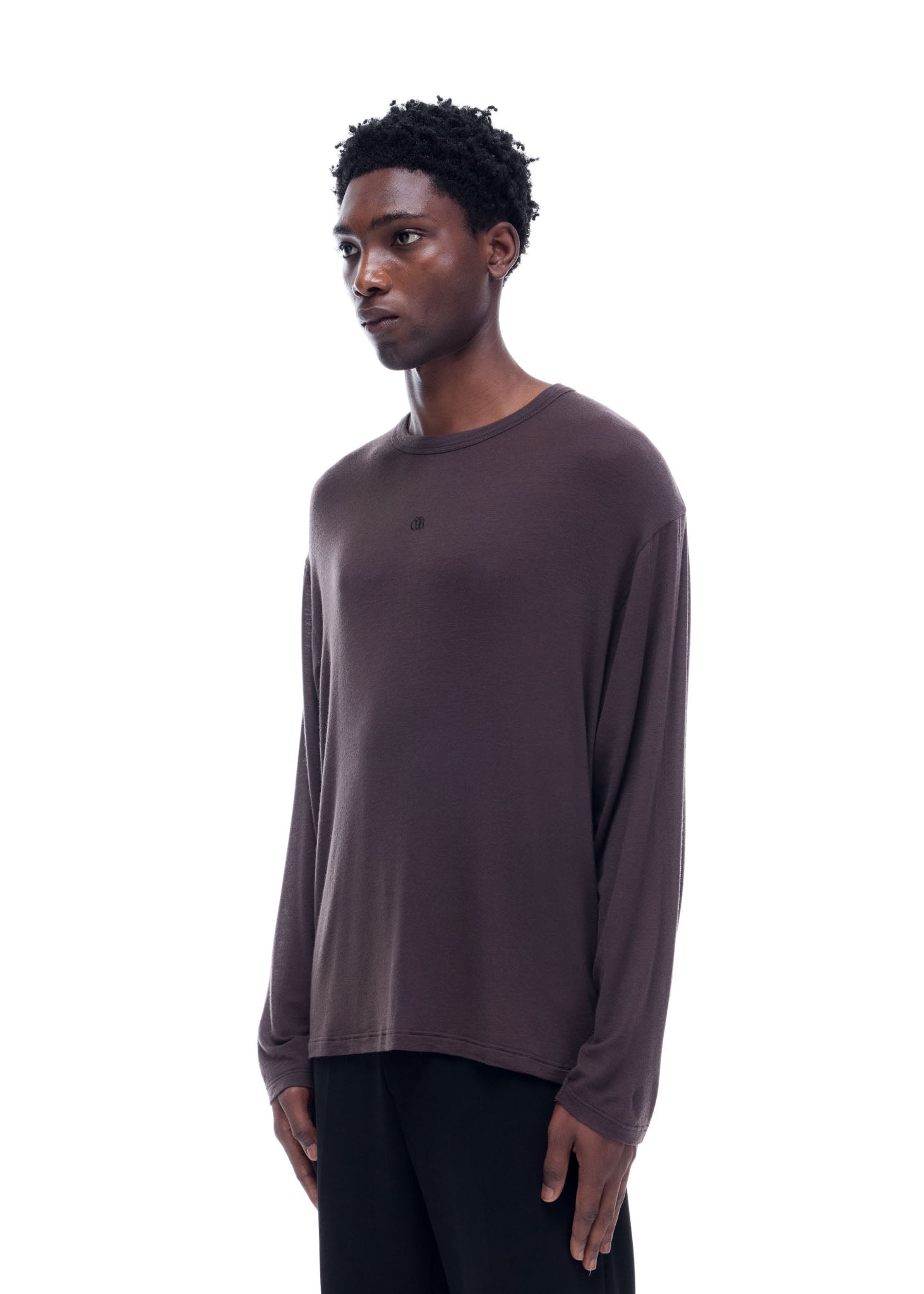 MINI EMBLEM SHEER LONG SLEEVE