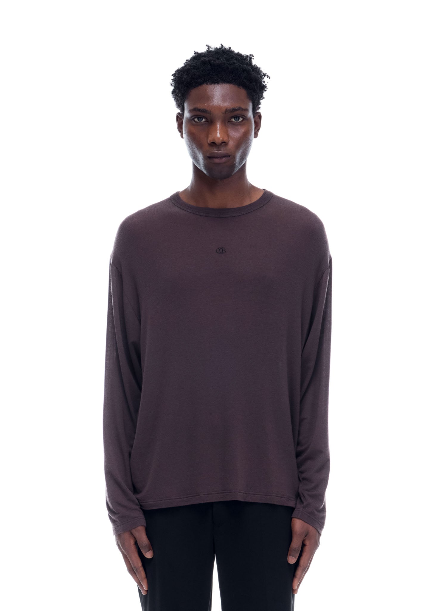 MINI EMBLEM SHEER LONG SLEEVE