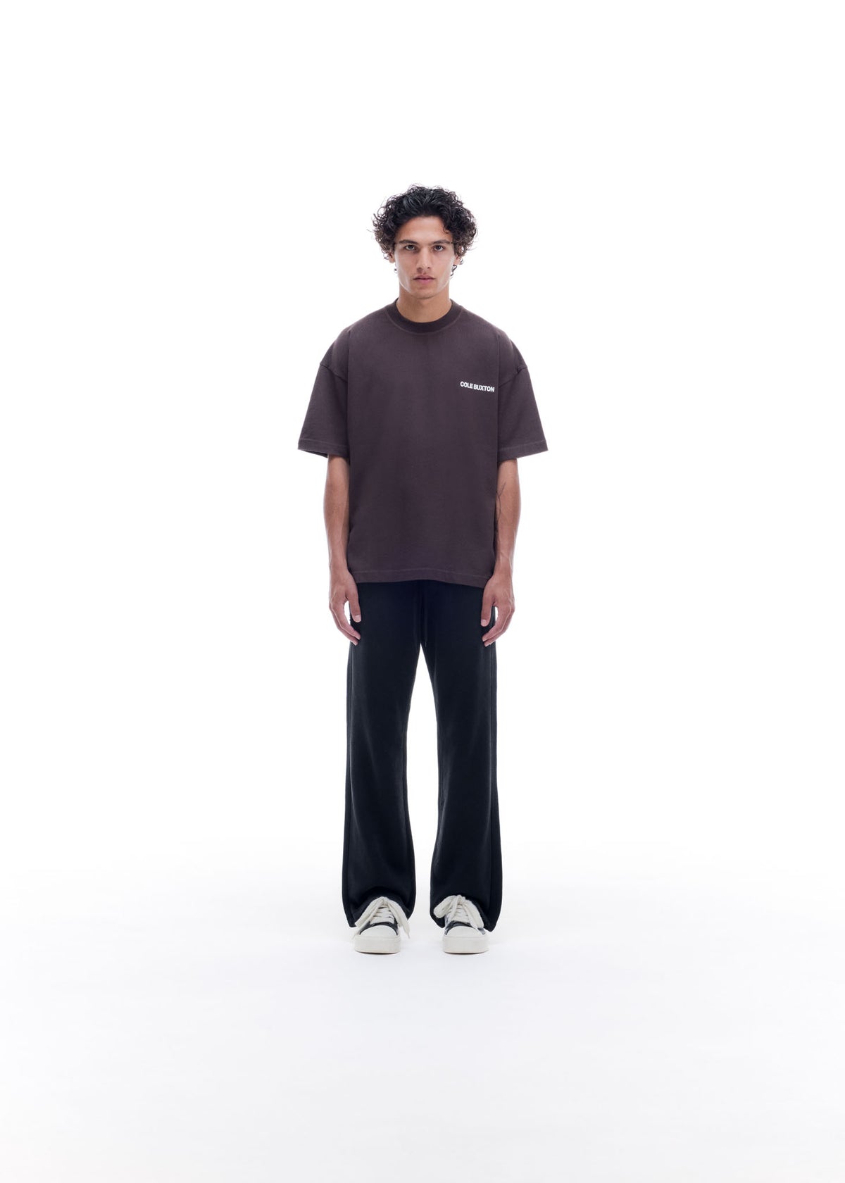 Cole Buxton | Sportswear T-Shirt | Mens | Cotton | Brown