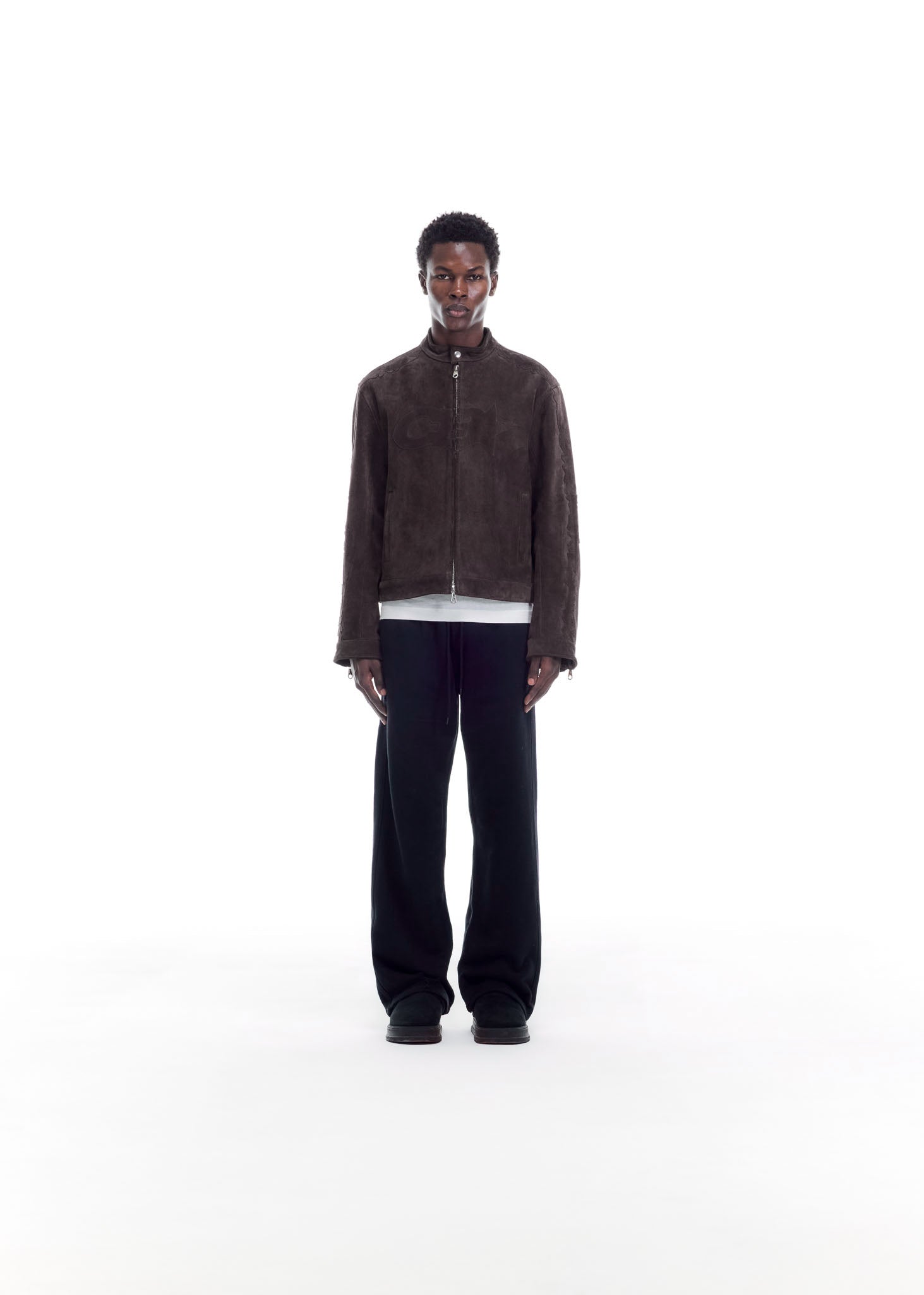 SUEDE DECAL RACER JACKET – Cole Buxton