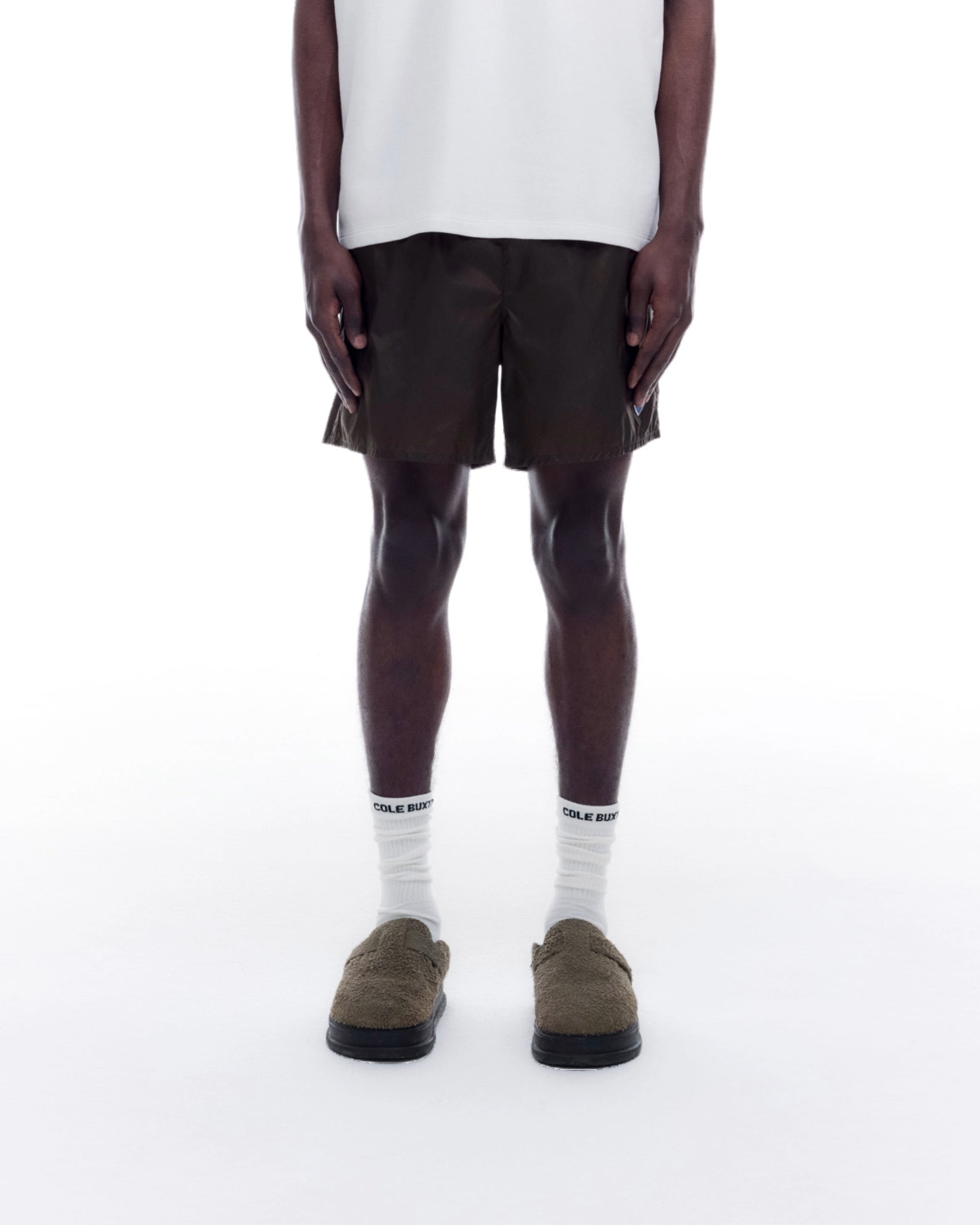EMBLEM PATCH SWIM SHORTS