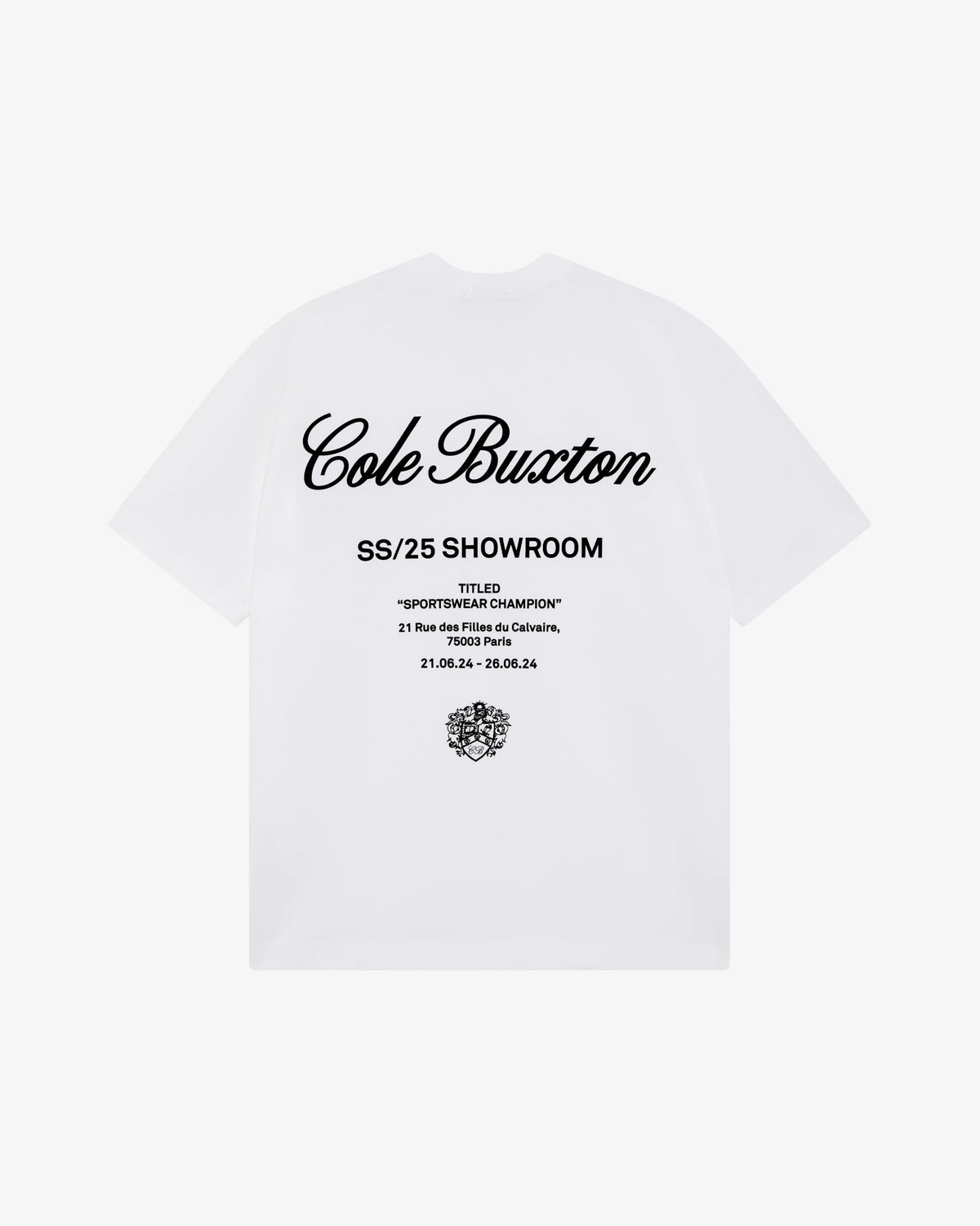 CB PARIS SHOWROOM T-SHIRT