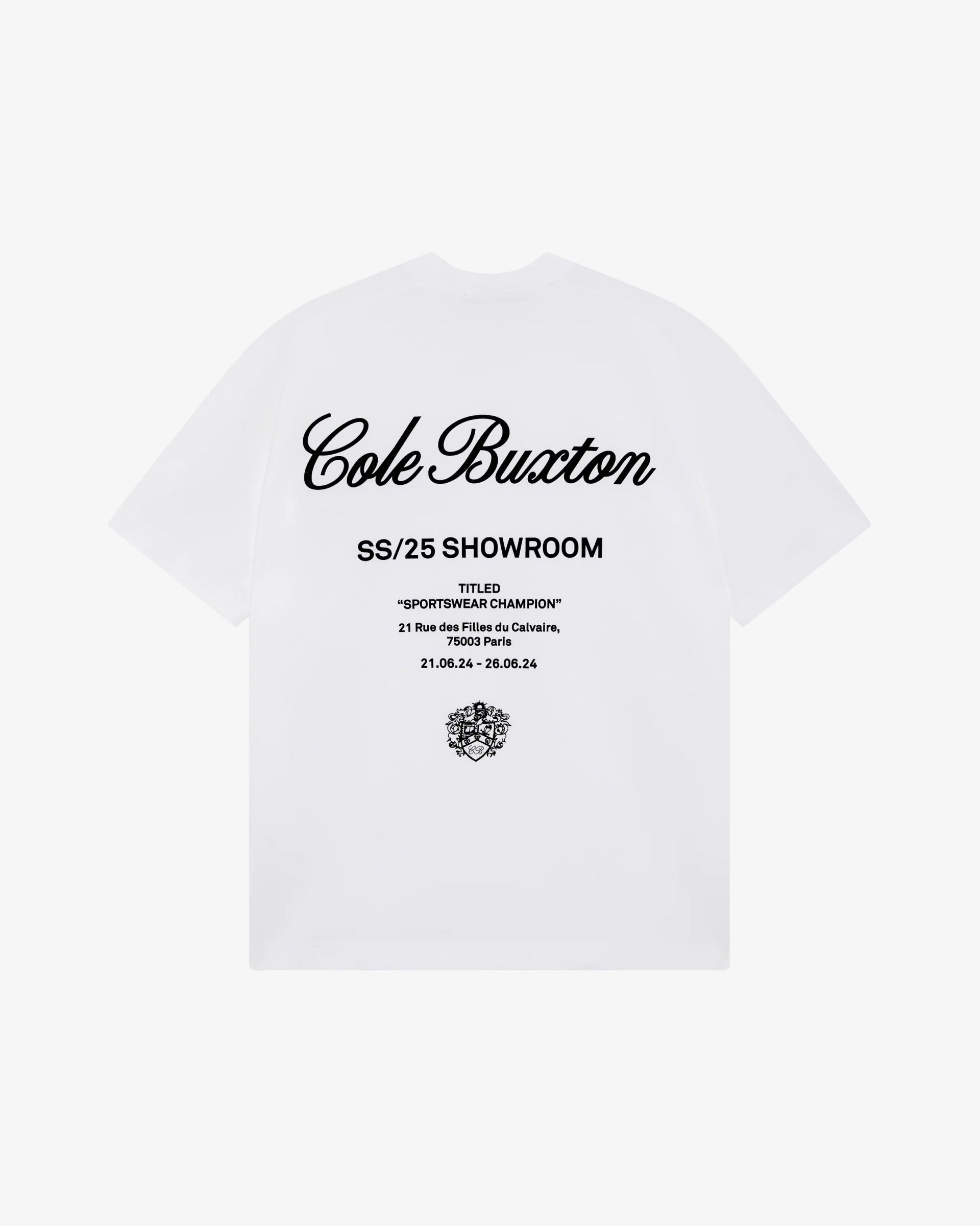 CB PARIS SHOWROOM T-SHIRT
