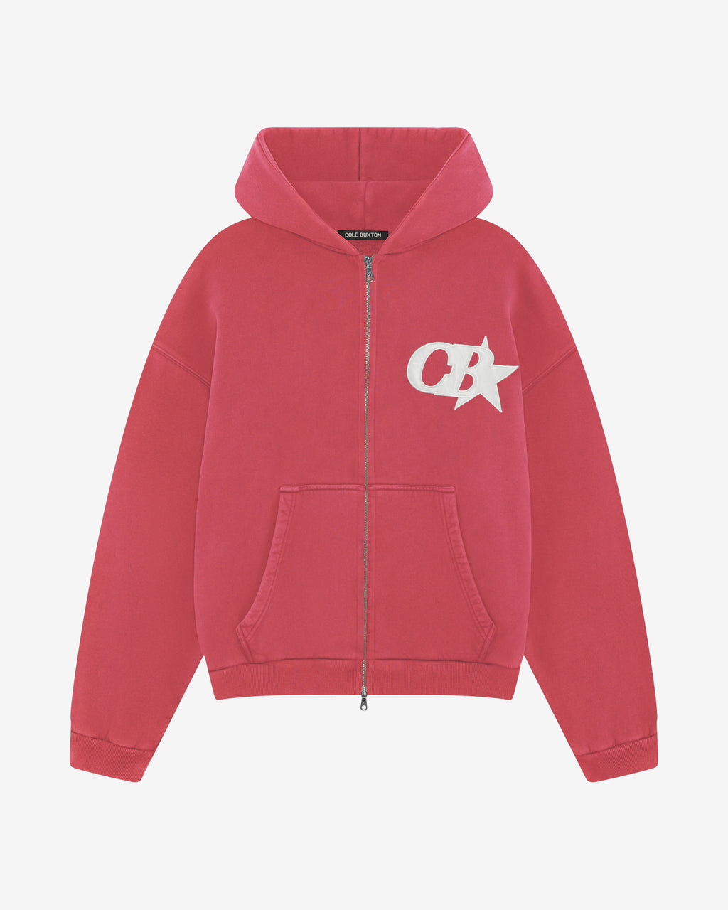 CB STAR APPLIQUE ZIPPED HOODIE