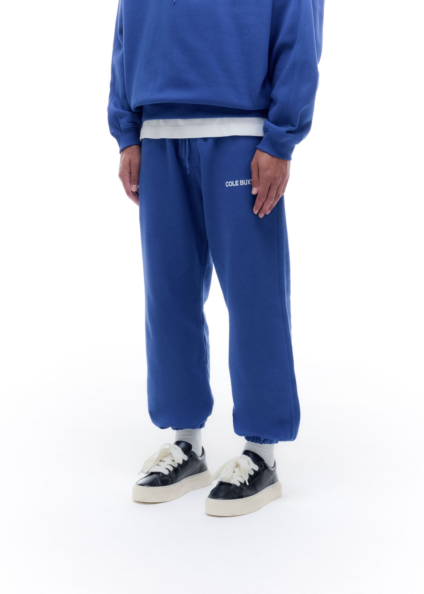 Cole Buxton | Sportswear Sweatpants | Mens | Cotton | Cobalt Blue