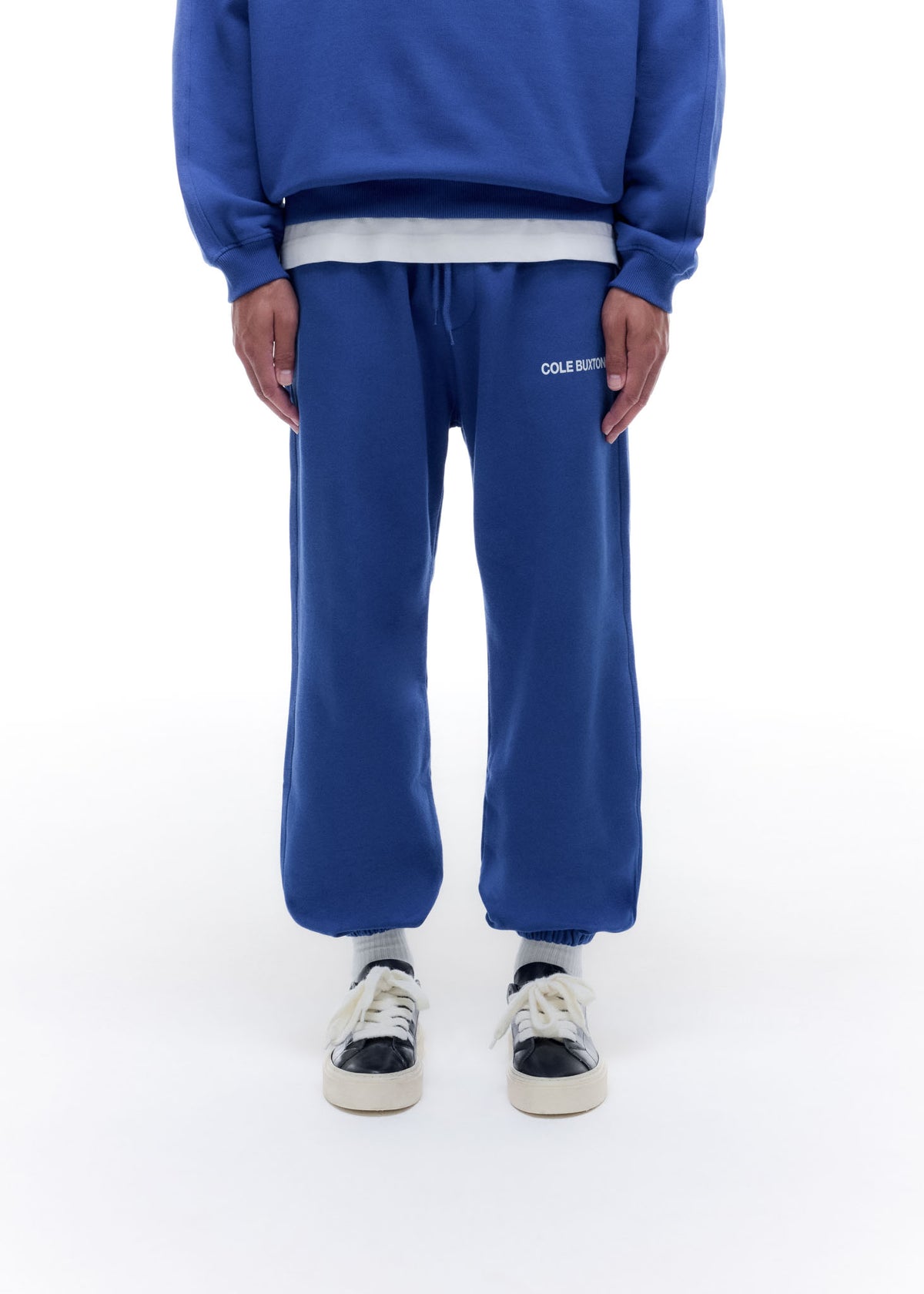 Cole Buxton | Sportswear Sweatpants | Mens | Cotton | Cobalt Blue