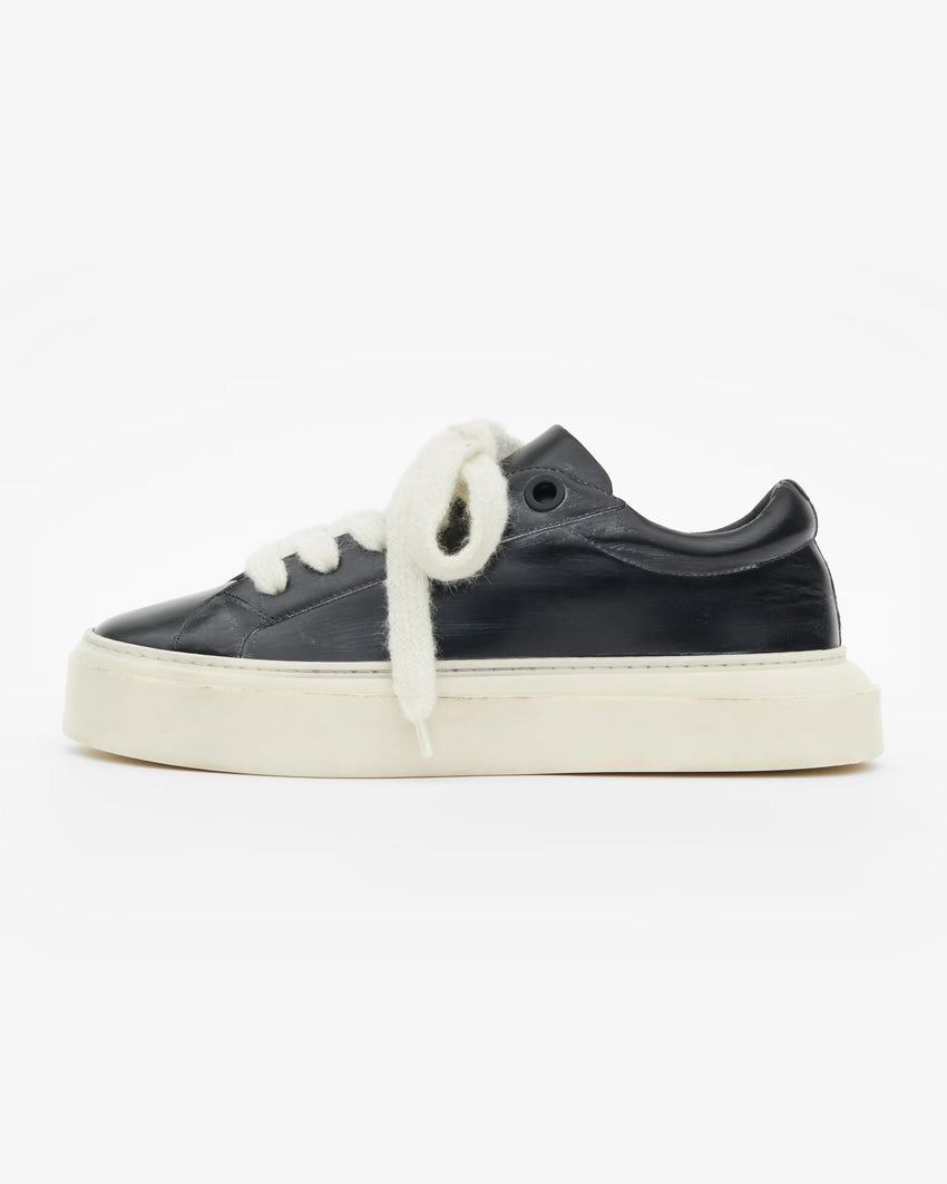 Cole Buxton | Wilson Sneaker | Mens | Italian Leather | Vintage Black