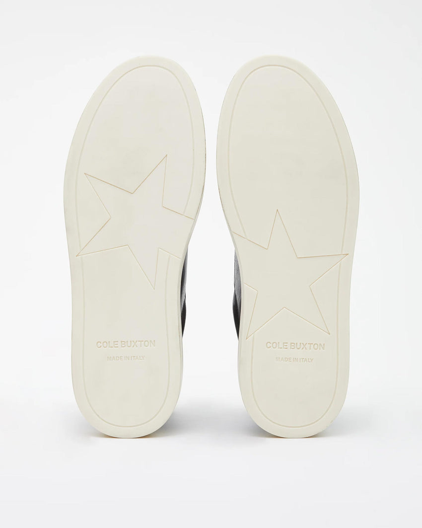 Cole Buxton | Wilson Sneaker | Mens | Italian Leather | Vintage Black