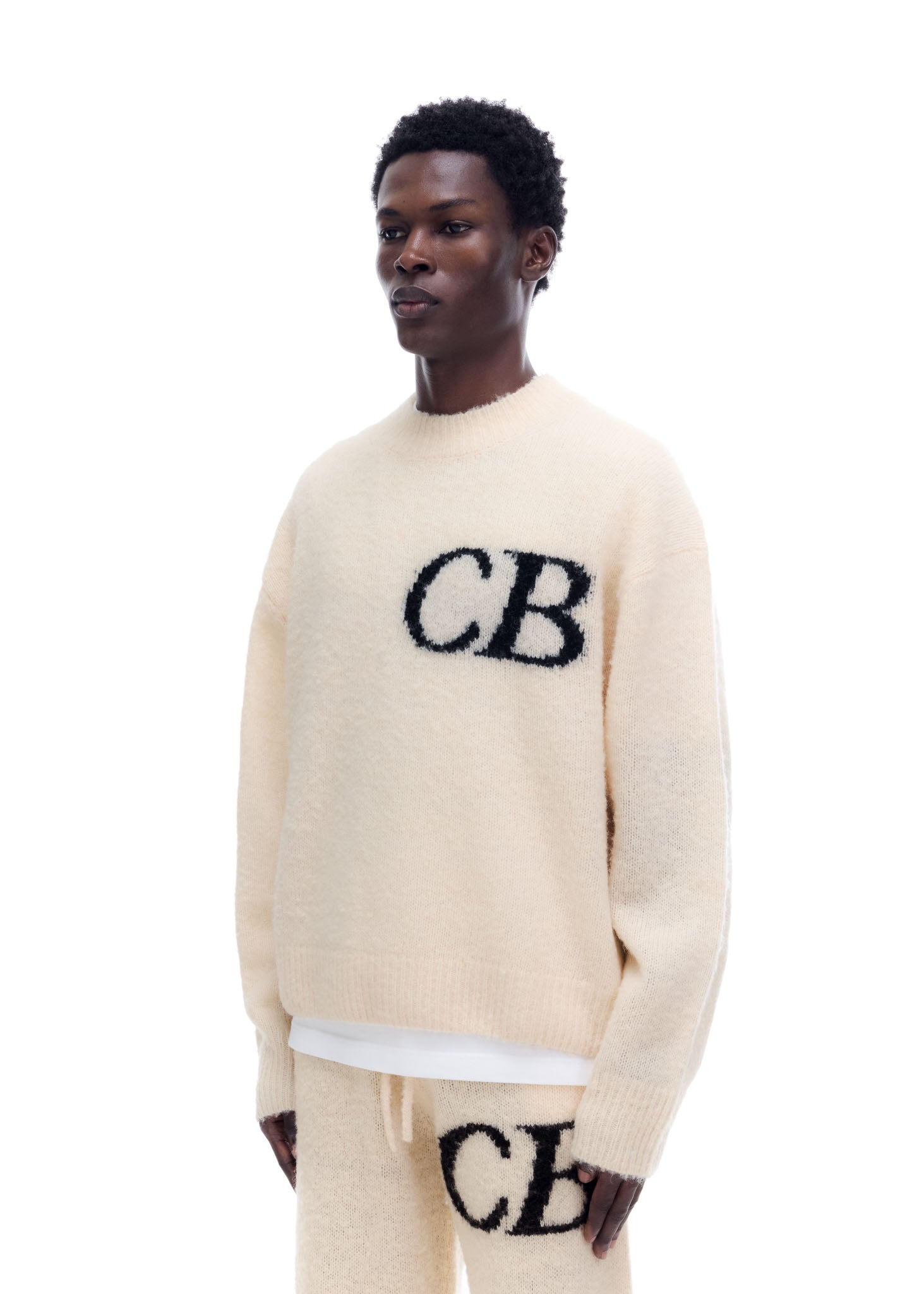 CB LOGO KNIT SWEATER