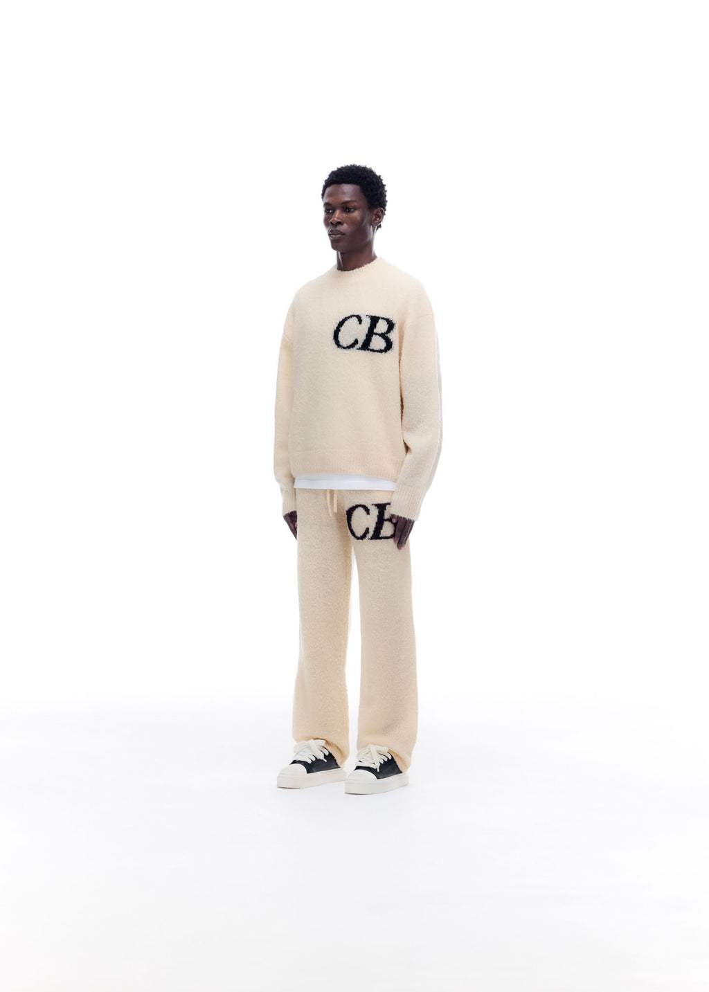CB LOGO KNIT SWEATER