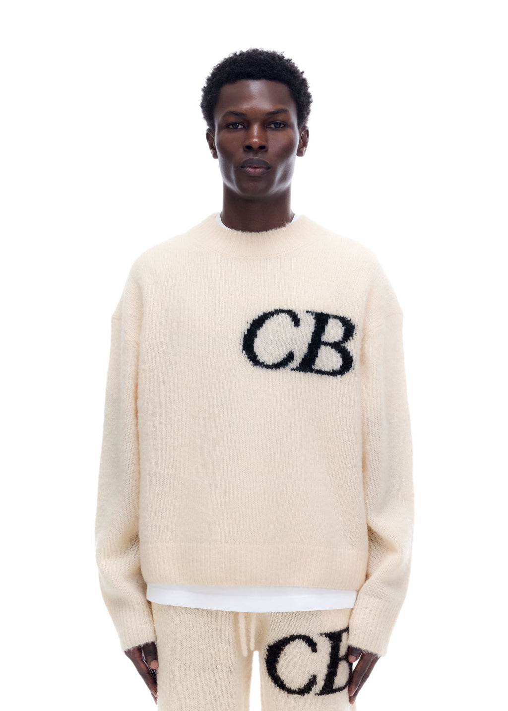 CB LOGO KNIT SWEATER