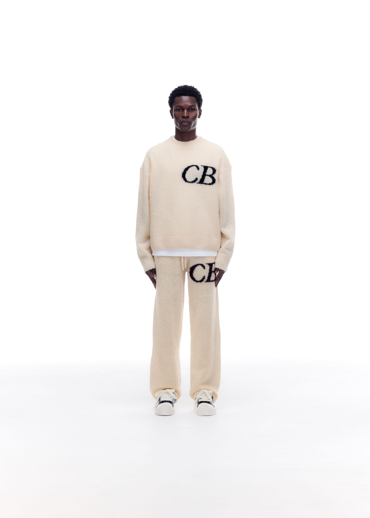 CB LOGO KNIT SWEATER