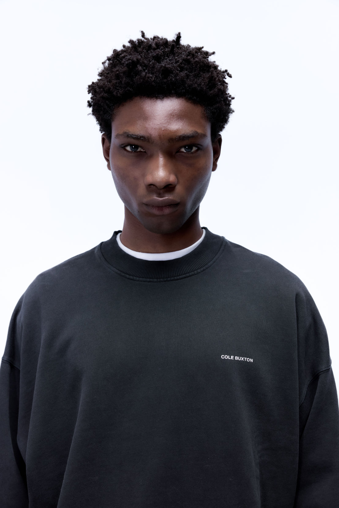 Cole Buxton | Mini Logo Sweatshirt | Mens | Vintage Black