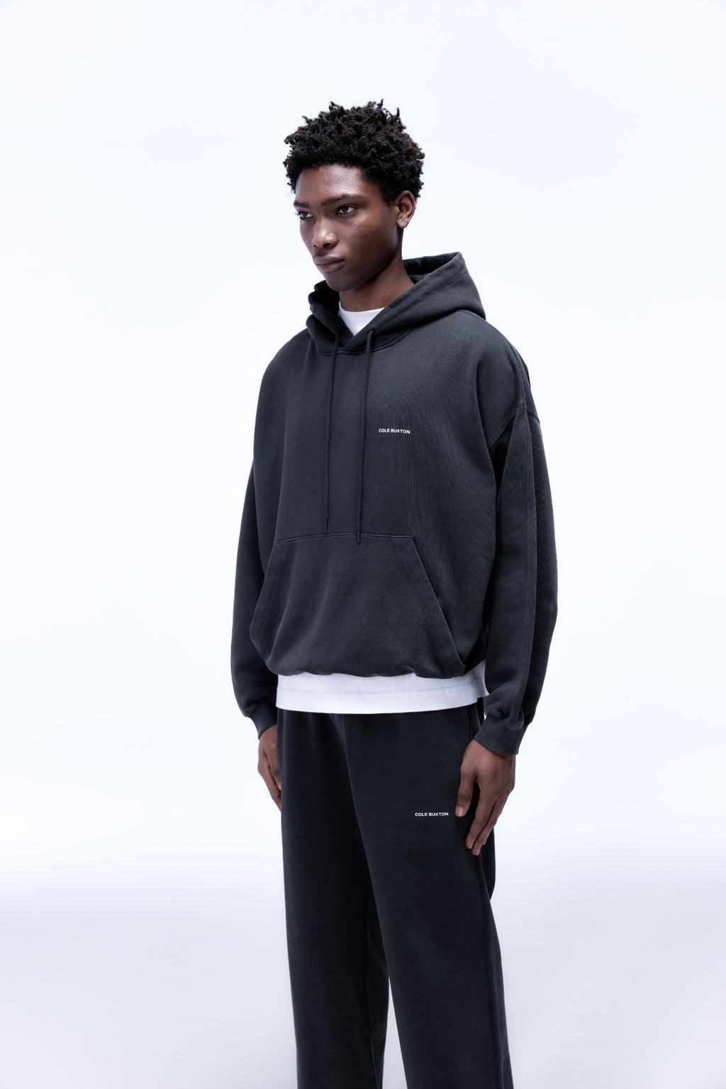 Cole Buxton | Mini Logo Hoodie | Mens | Vintage Black