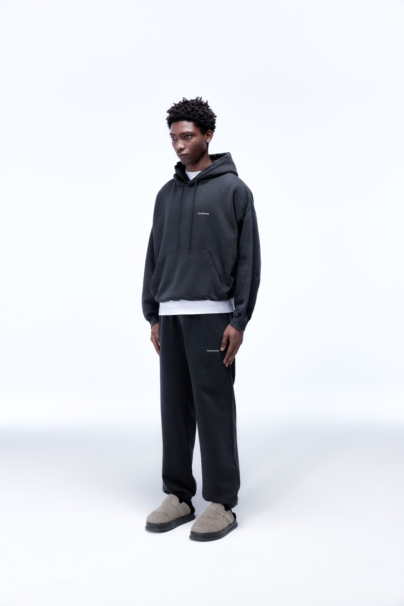 Cole Buxton | Mini Logo Hoodie | Mens | Vintage Black